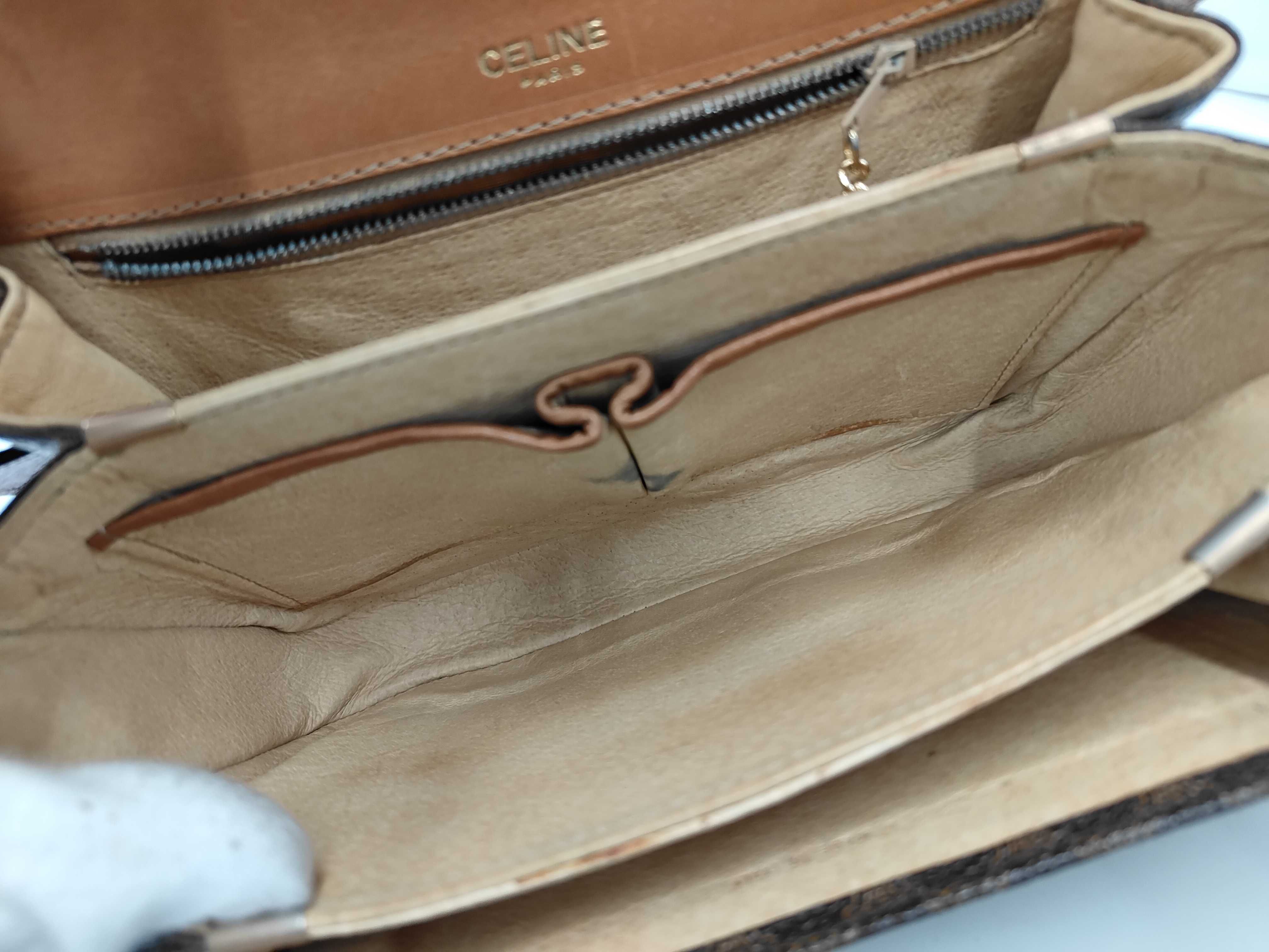 Macadam Shoulder Bag with Carriage Hardware — view 8
