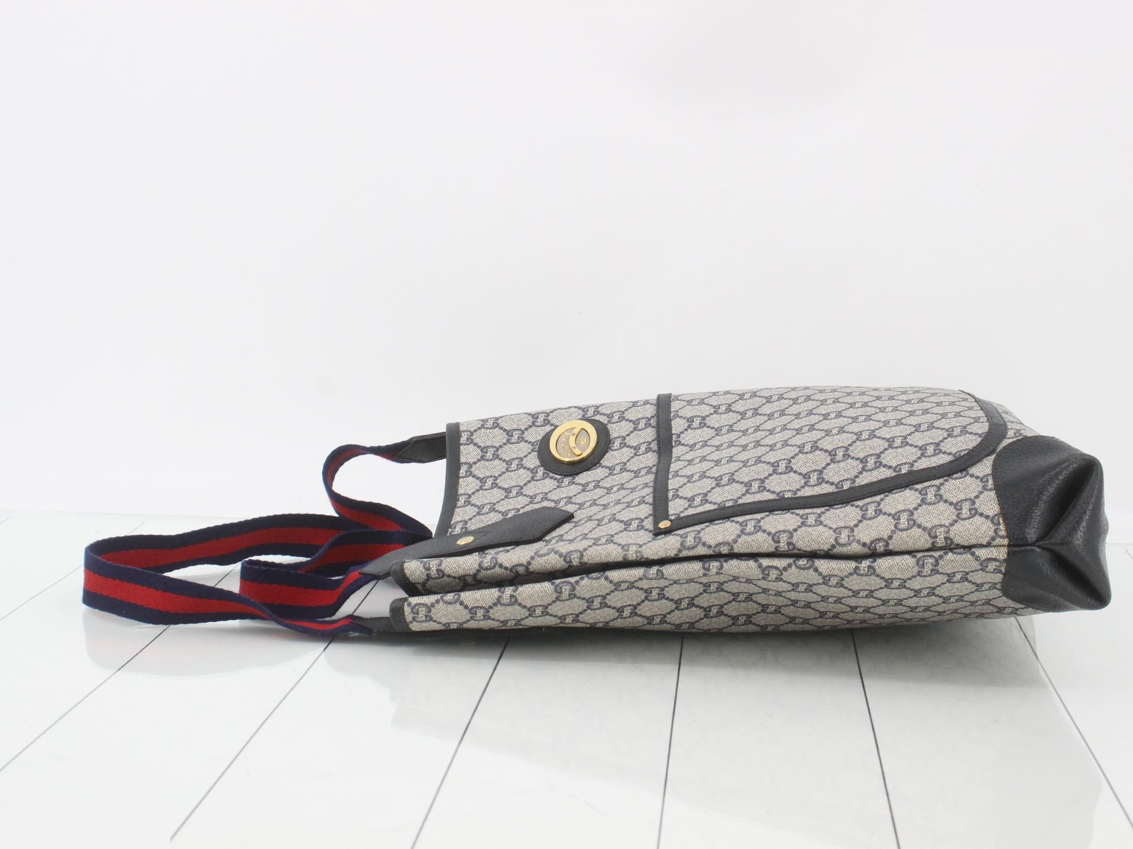 Vintage Gucci GG Plus Tote Bag with Dust Bag — view 4