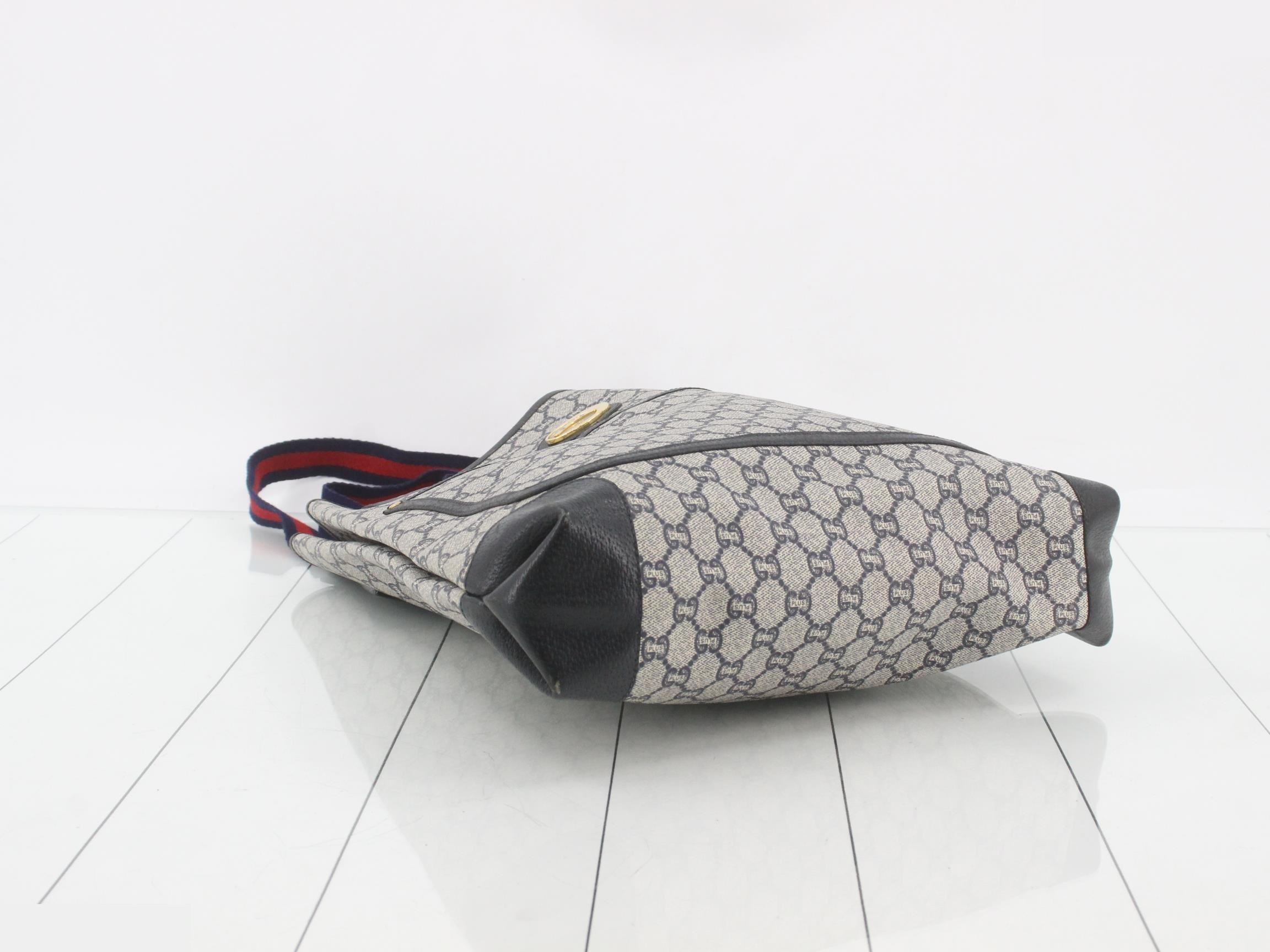 Vintage Gucci GG Plus Tote Bag with Dust Bag — view 5