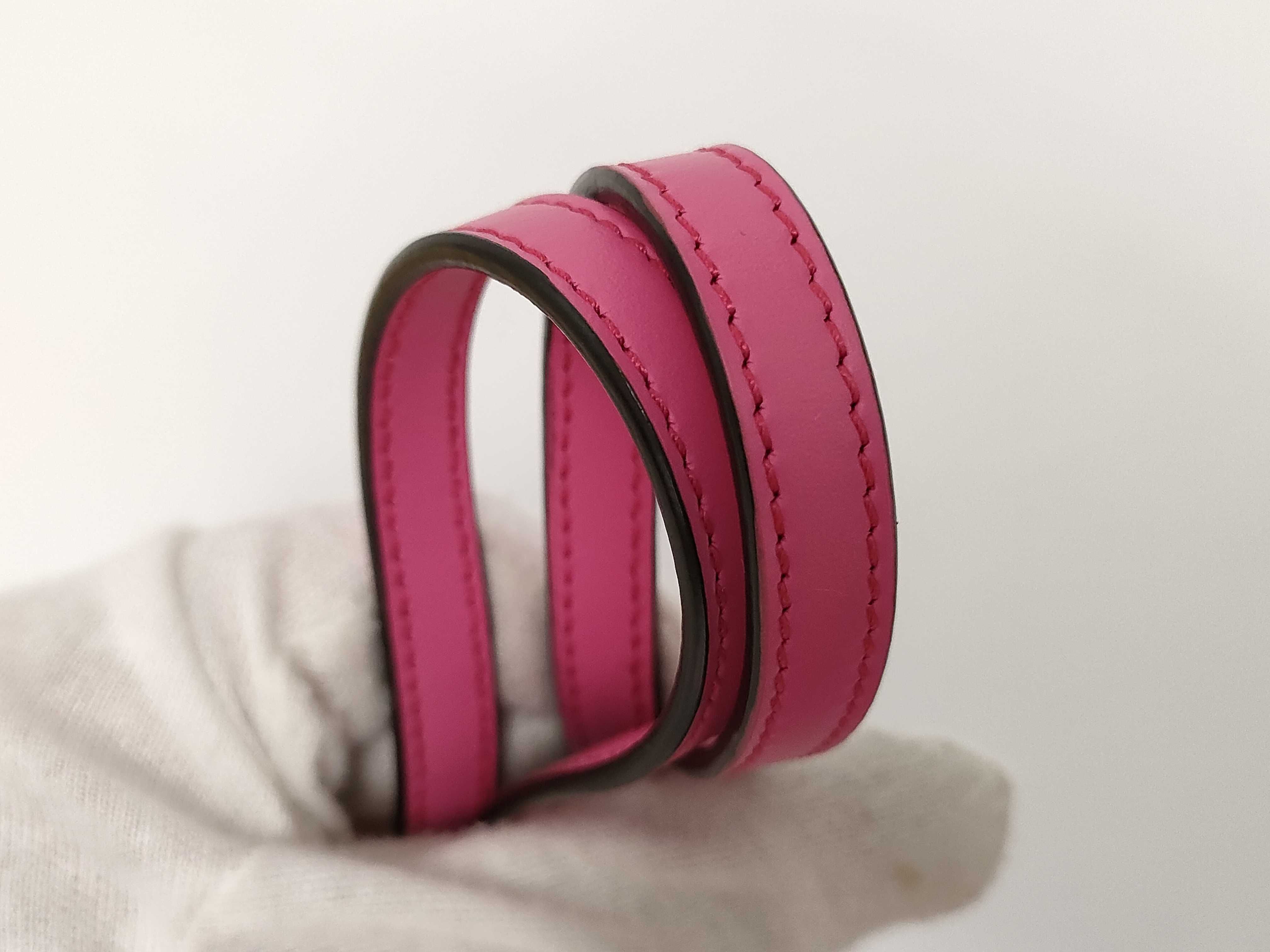 FF logo 7AS188 Leather Phone Pouch Pink Pouch — view 6
