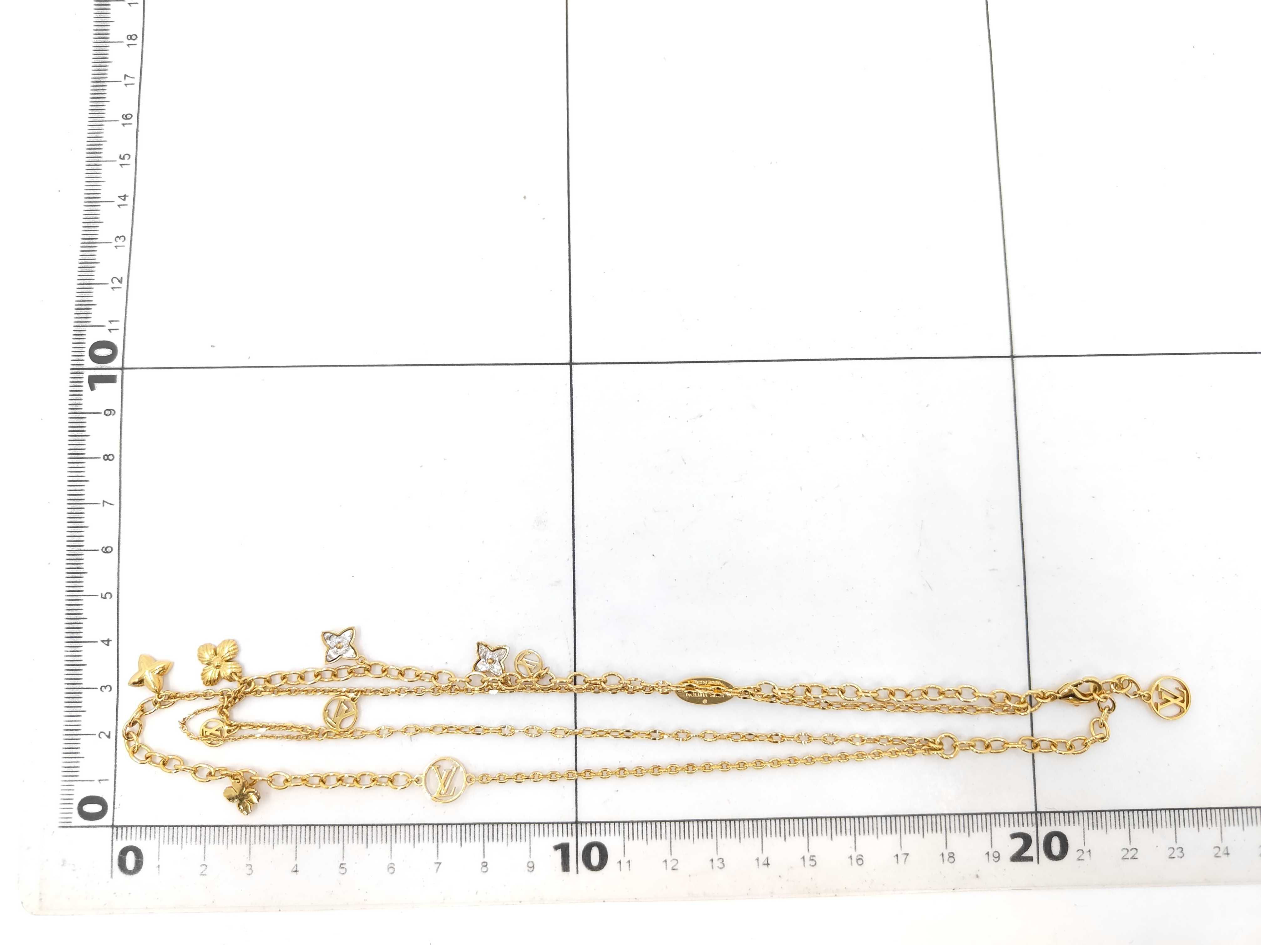 M68374 Collier Blooming Strass OB1253 GP Necklace — view 7