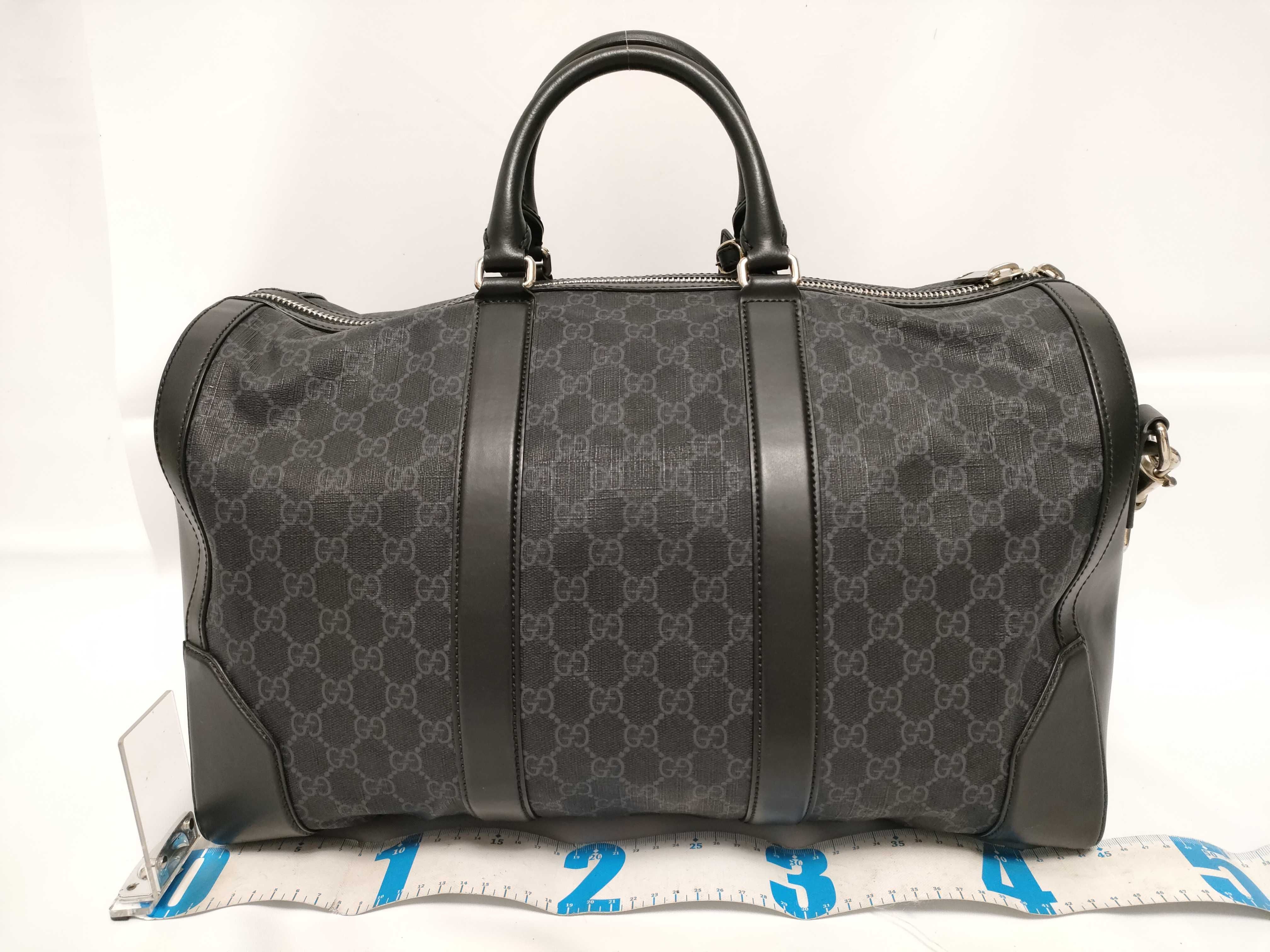 GG Supreme ID Bag Canvas GG Supreme 2WAY BOSTON BAG Black 474131 Shoulder Bag — view 2