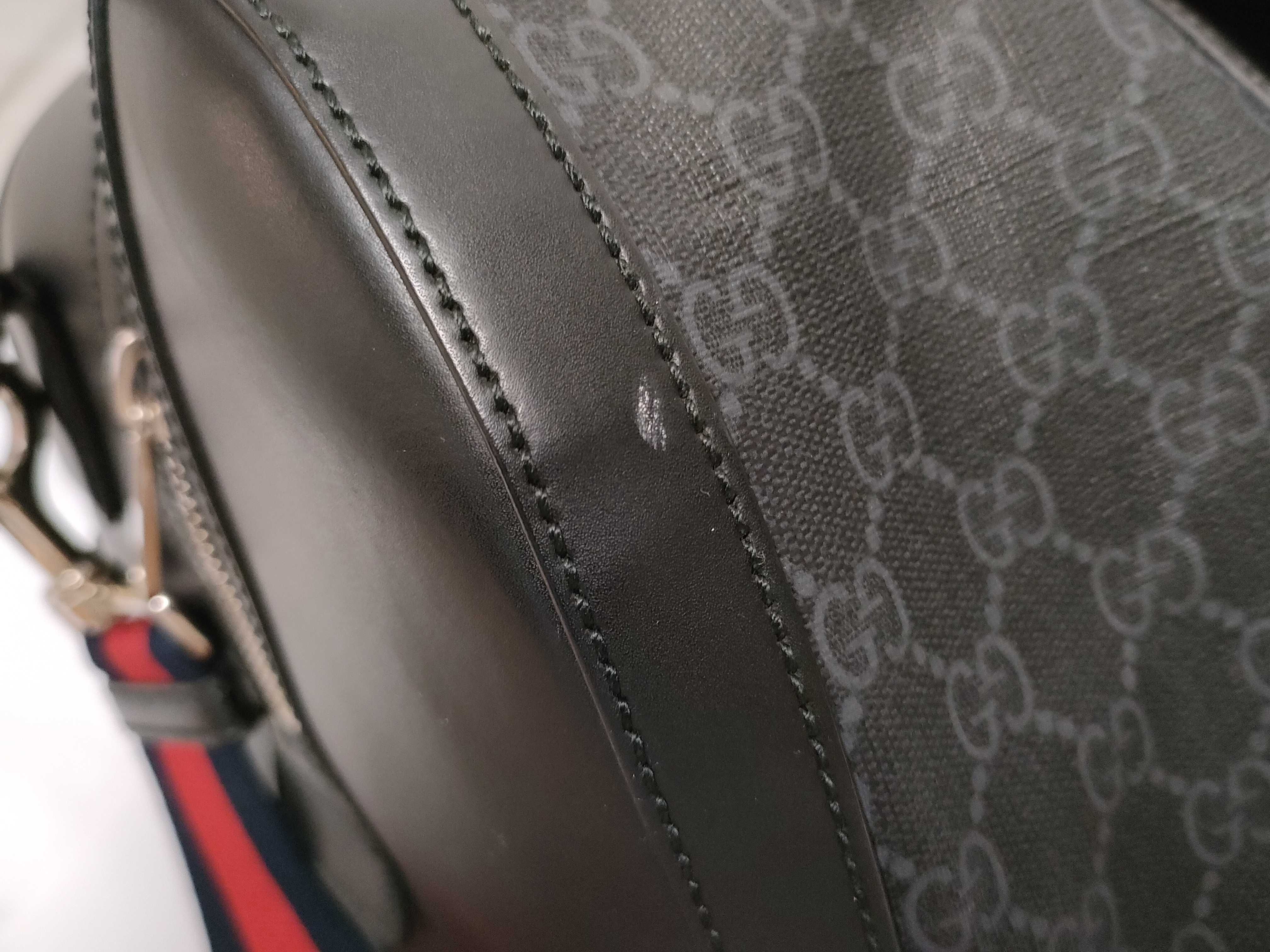 GG Supreme ID Bag Canvas GG Supreme 2WAY BOSTON BAG Black 474131 Shoulder Bag — view 13