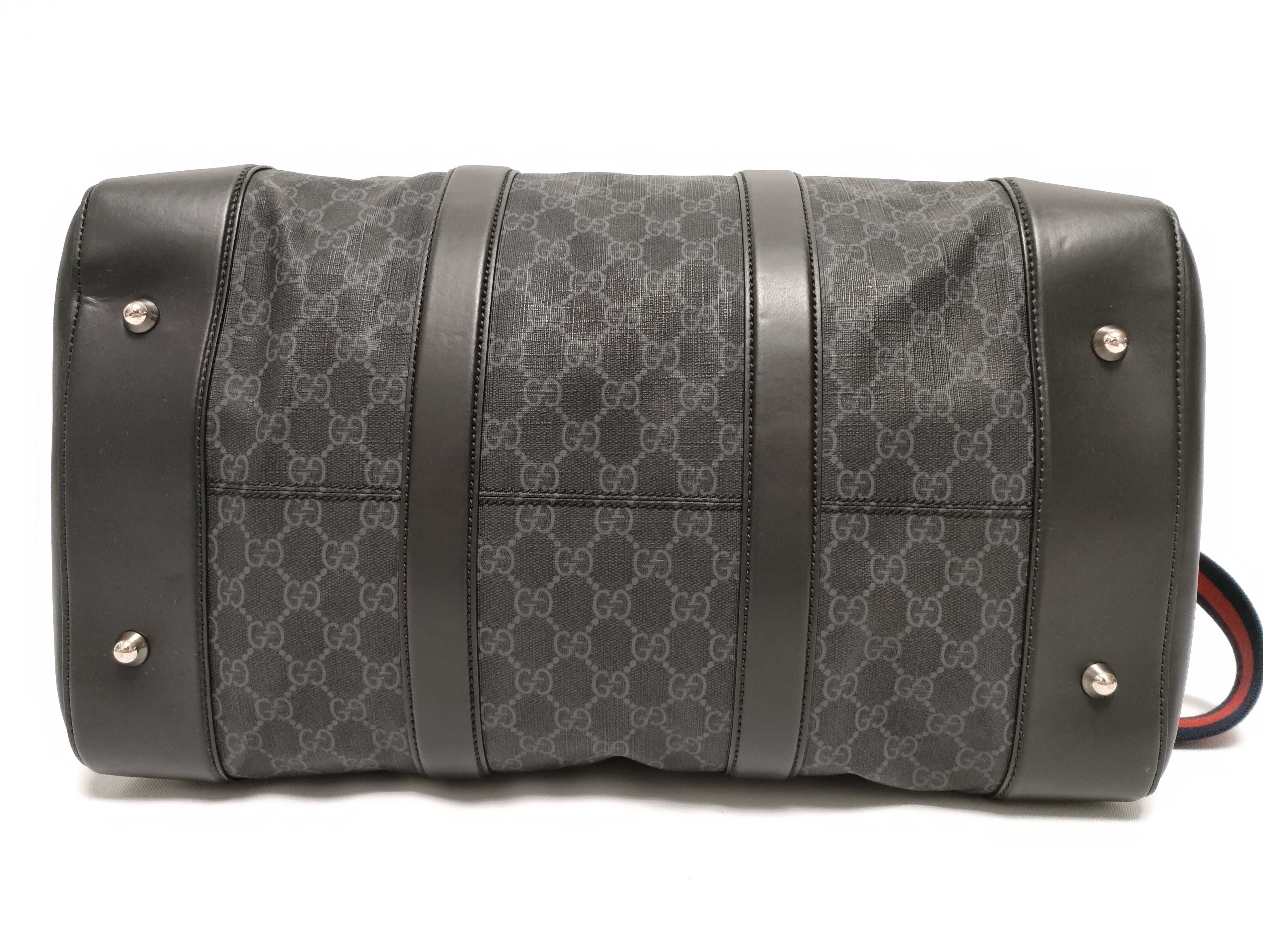 GG Supreme ID Bag Canvas GG Supreme 2WAY BOSTON BAG Black 474131 Shoulder Bag — view 3