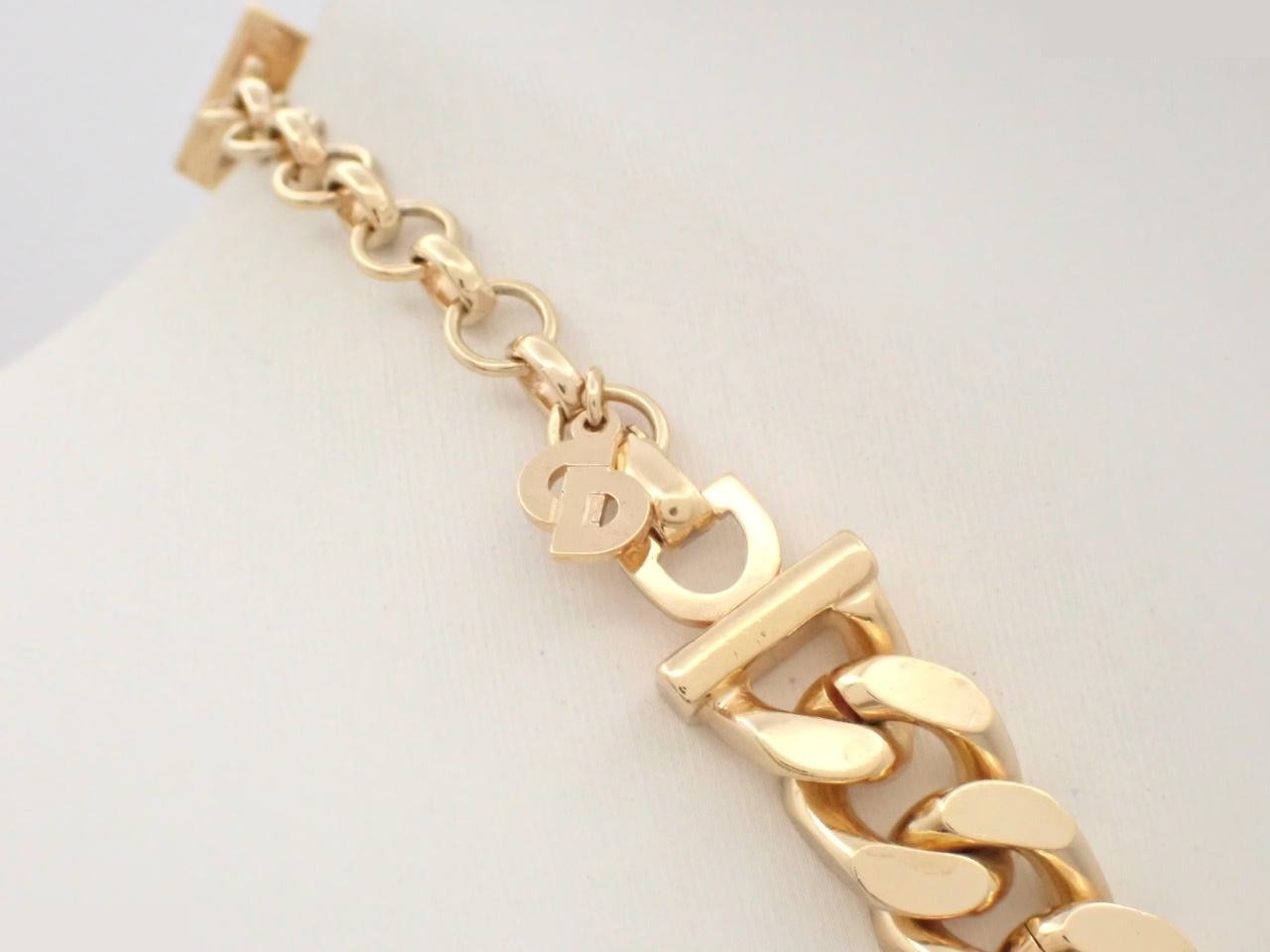 rhinestone necklace, chain approximately 48cm — view 2