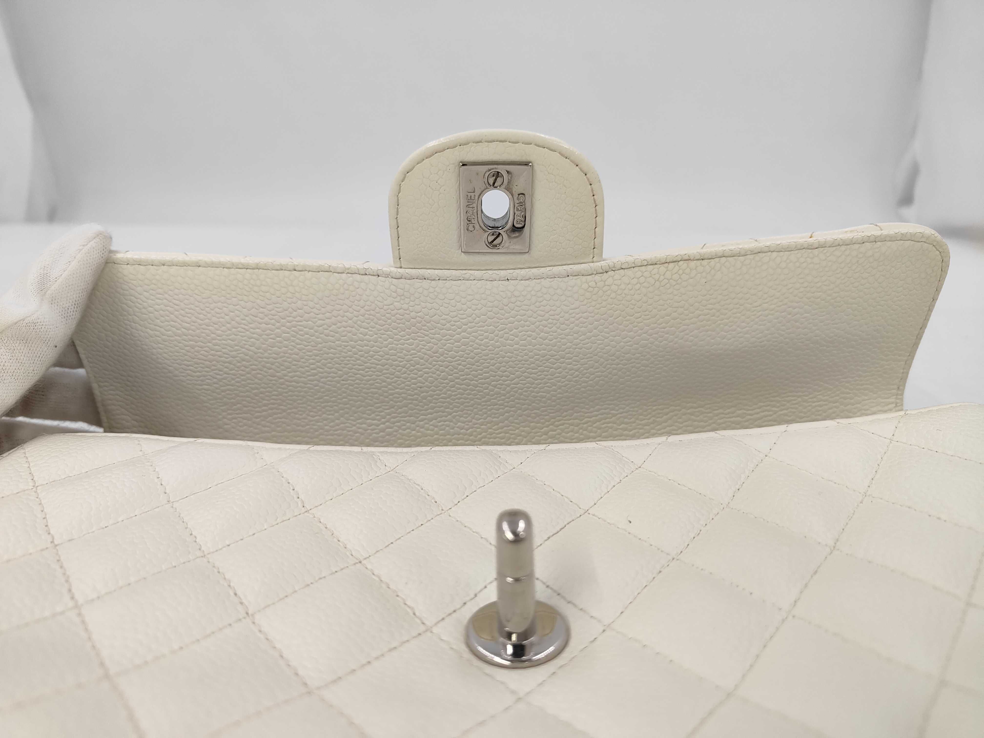 White Baguette Chain Bag Shoulder Bag — view 8