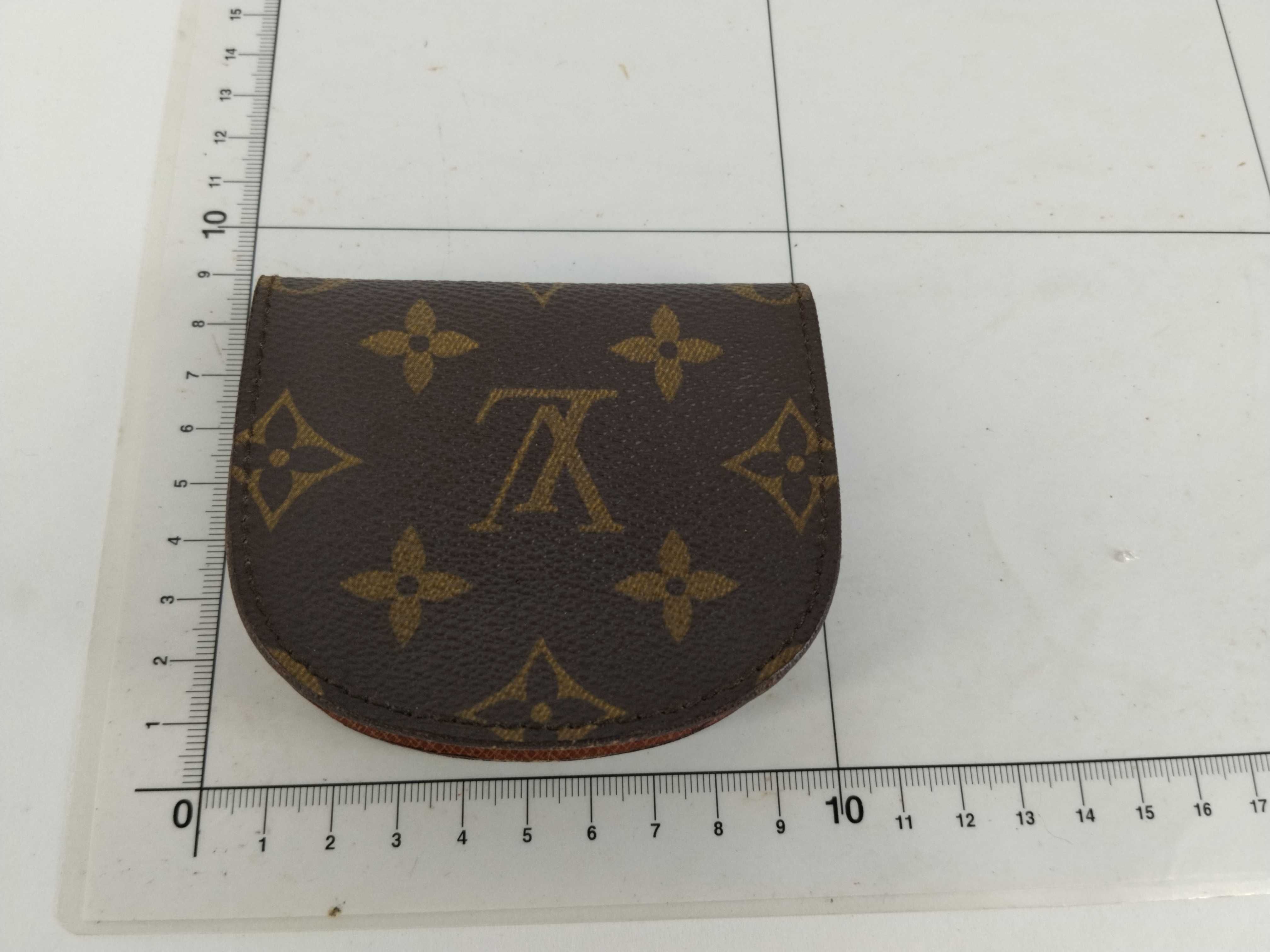 Monogram Louis Vuitton Monogram Porte-Monnaie Gusset Coin Case (Old Model) M61970 8901 CT Coin Case — view 2