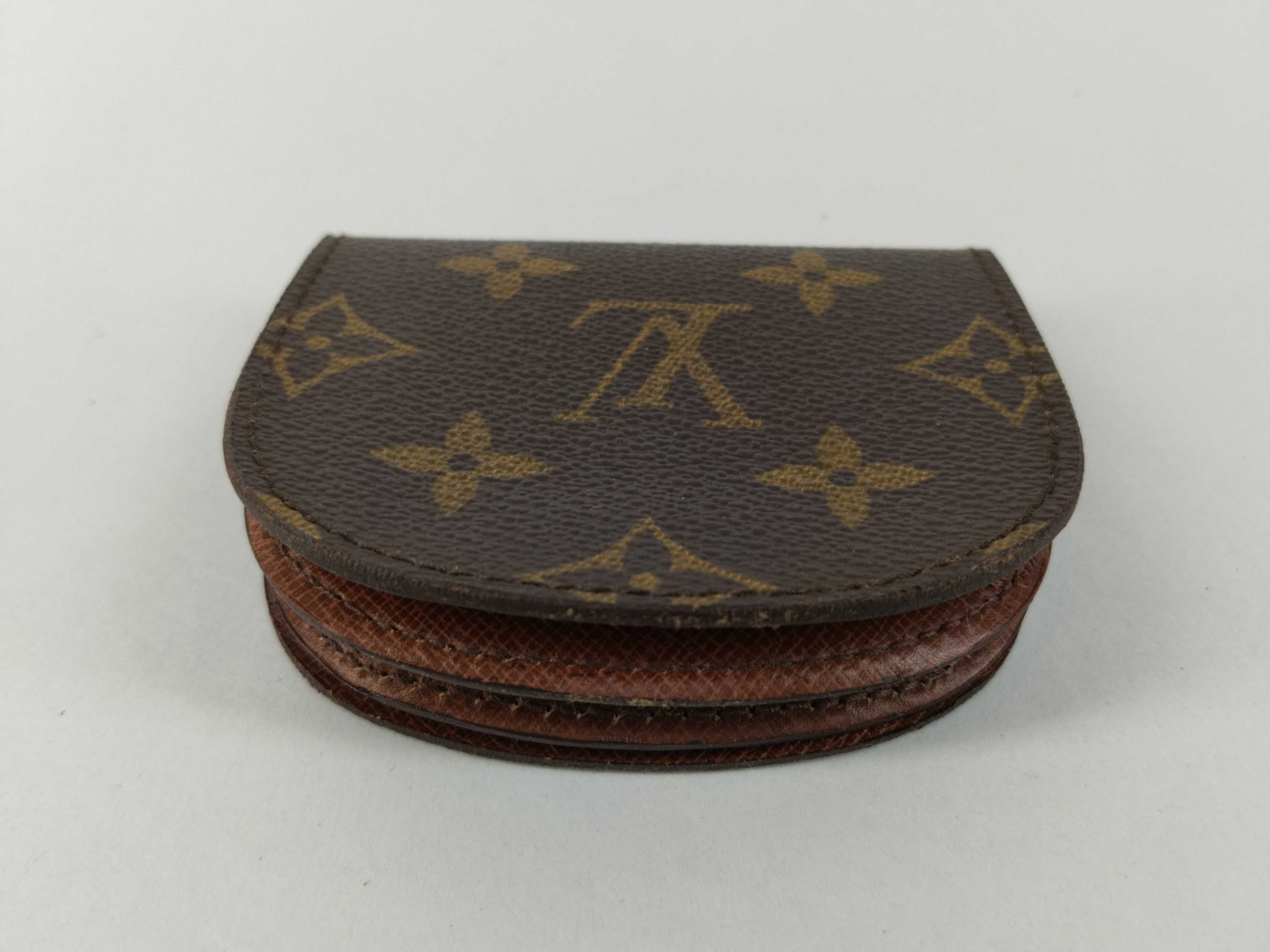 Monogram Louis Vuitton Monogram Porte-Monnaie Gusset Coin Case (Old Model) M61970 8901 CT Coin Case — view 5