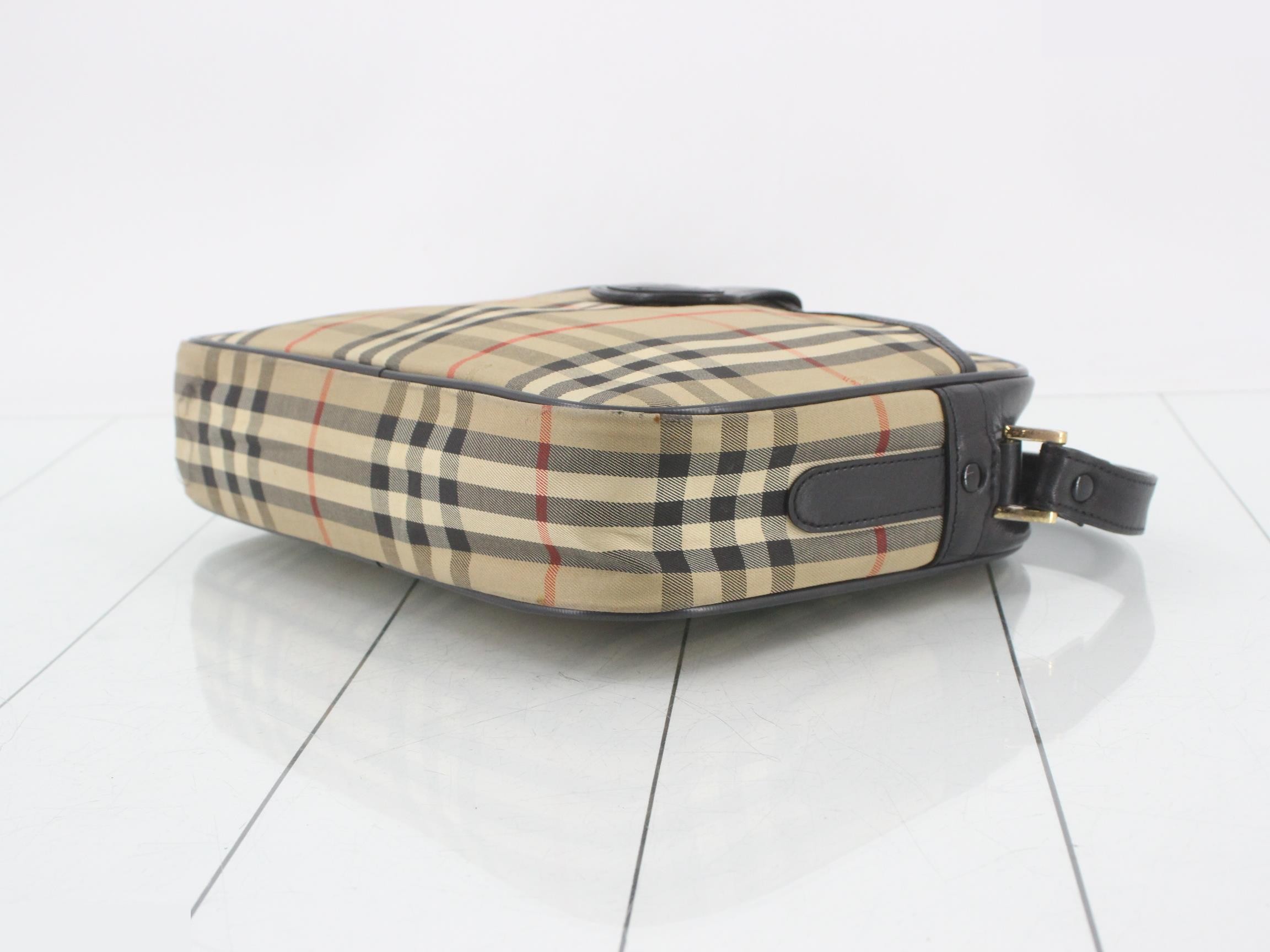 Burberrys Nova Check Shoulder Bag — view 6
