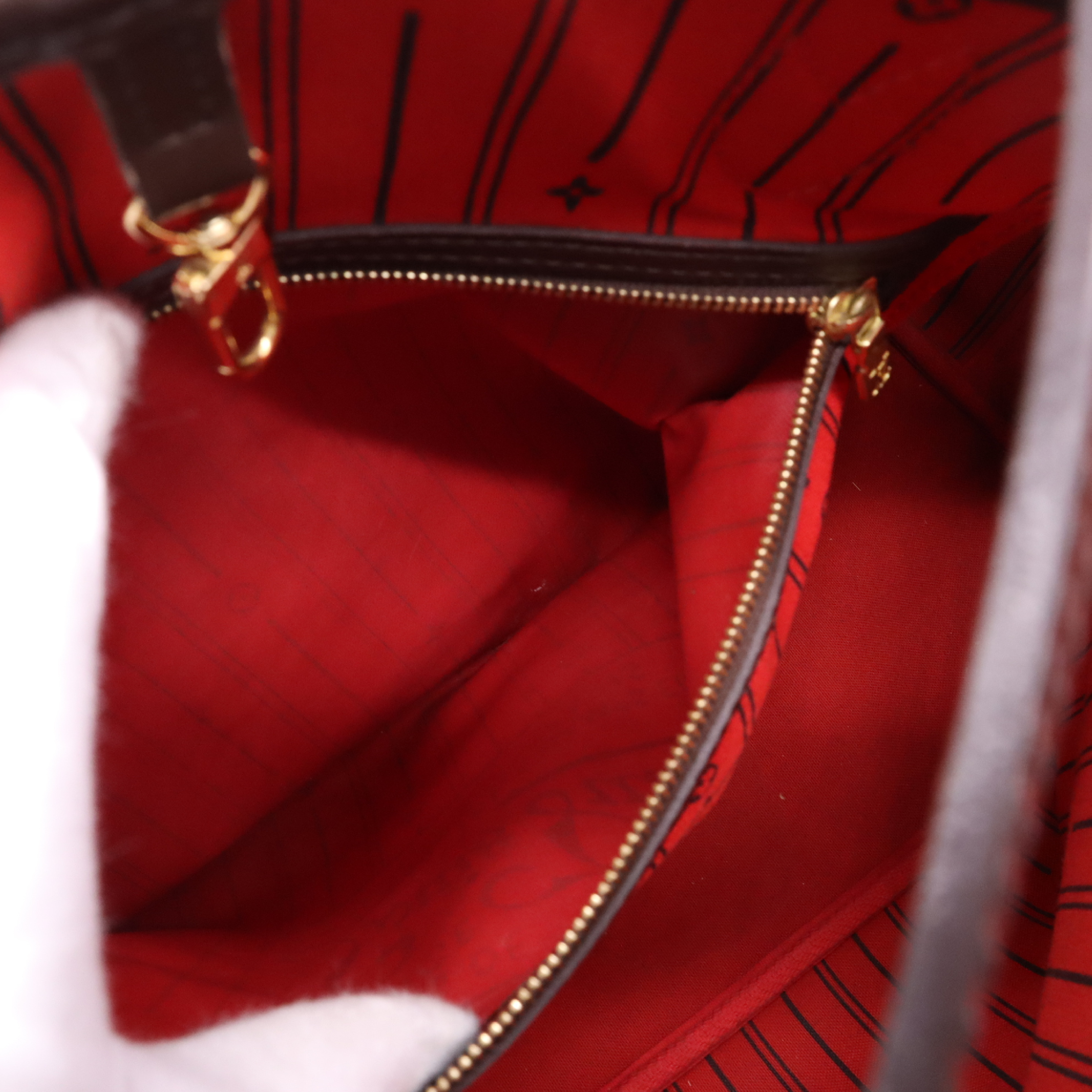 N51106 Damier Neverfull GM (Old Model) Tote Bag with Dust Bag — view 11
