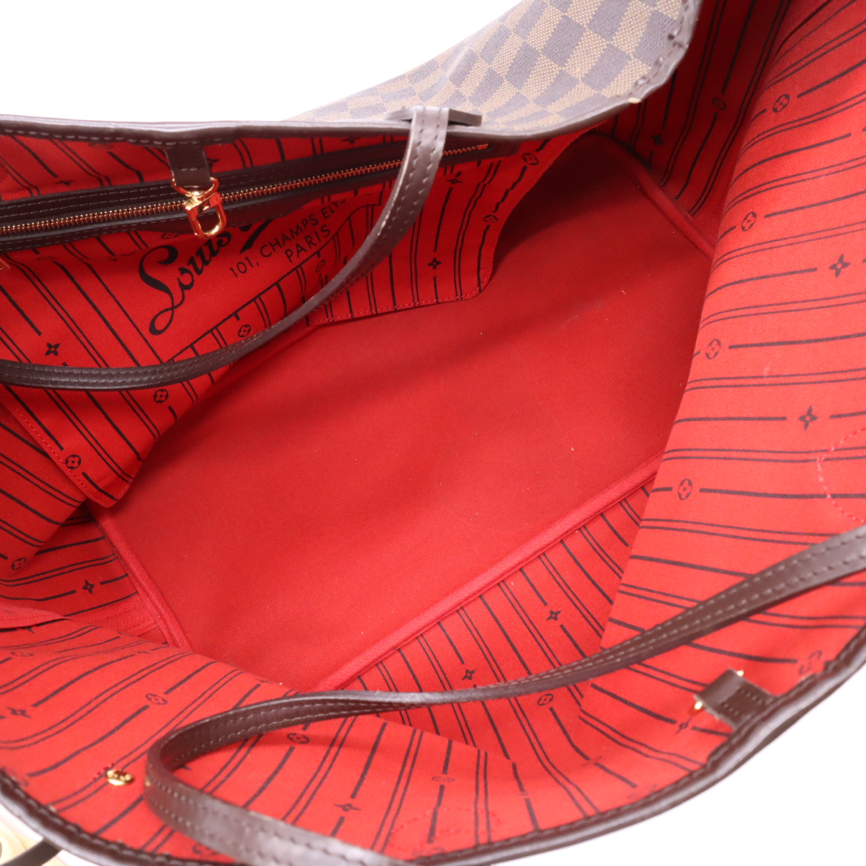 N51106 Damier Neverfull GM (Old Model) Tote Bag with Dust Bag — view 10