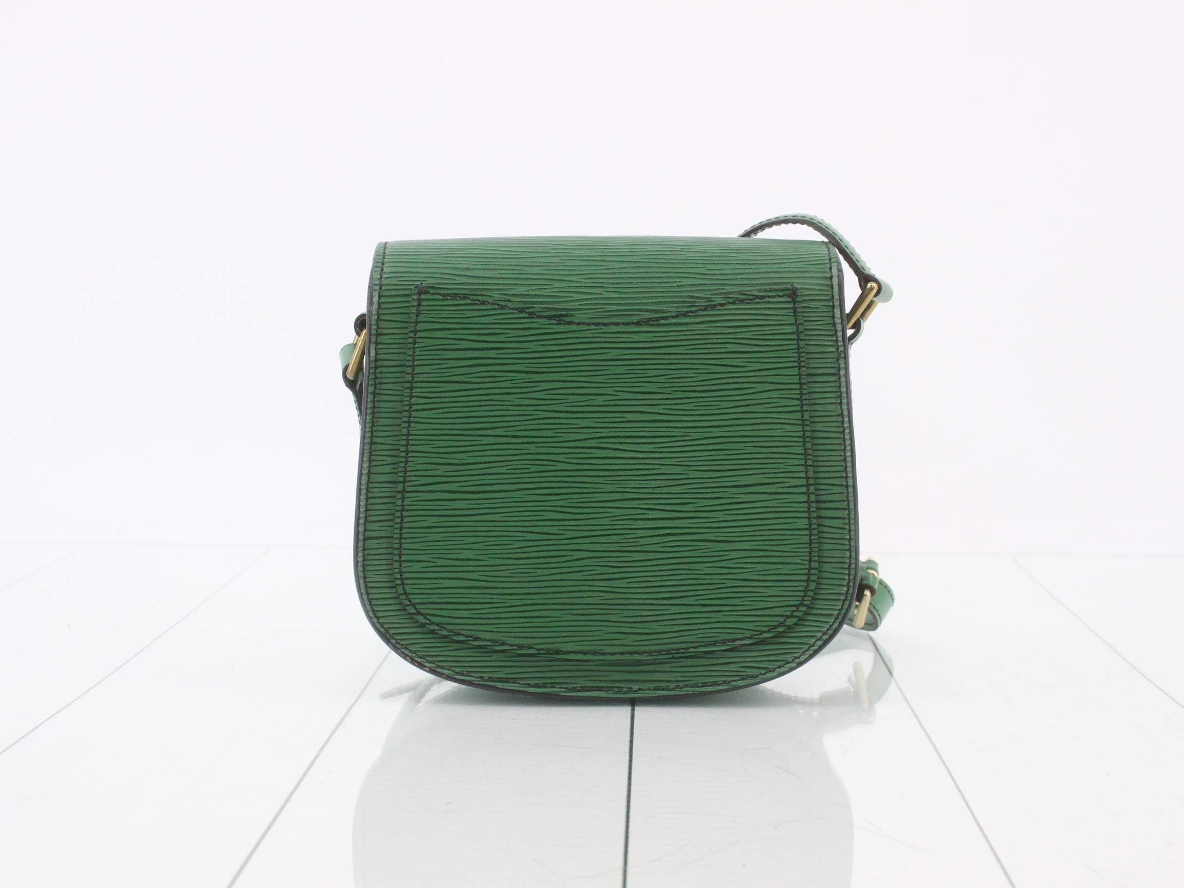 Epi Mini Saint Cloud Borneo Green Shoulder Bag — view 2