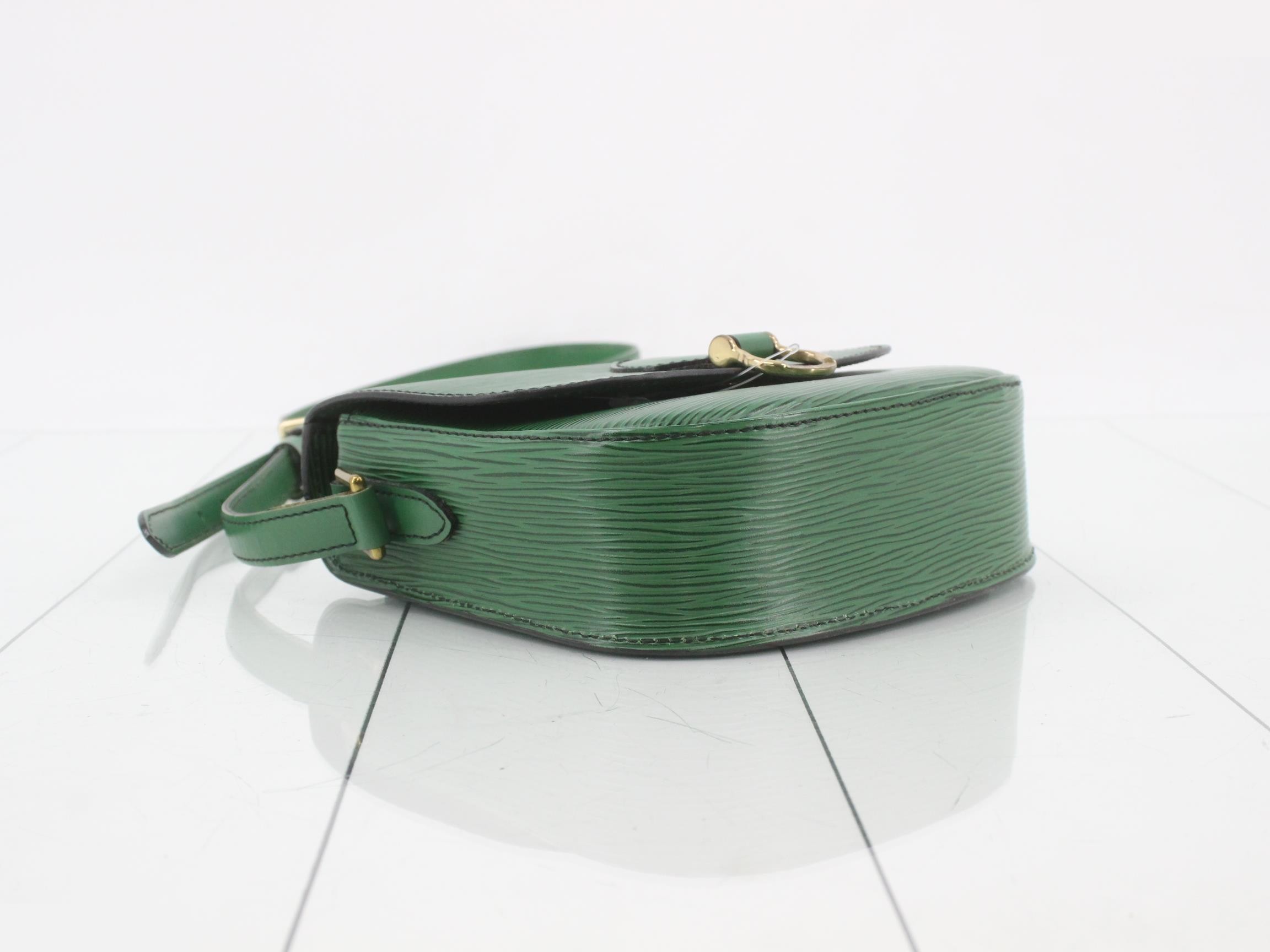 Epi Mini Saint Cloud Borneo Green Shoulder Bag — view 5