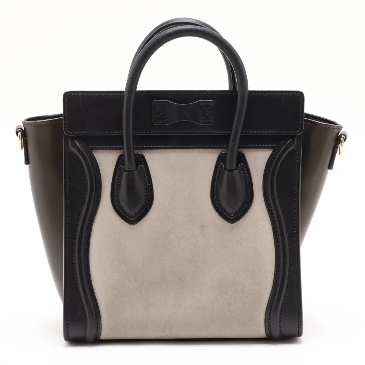 Luggage Nano Shopper Leather 2-Way Handbag, Multicolor — view 2