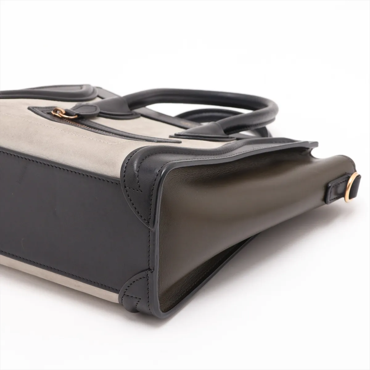 Luggage Nano Shopper Leather 2-Way Handbag, Multicolor — view 3