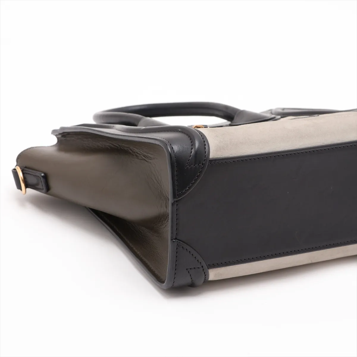 Luggage Nano Shopper Leather 2-Way Handbag, Multicolor — view 4