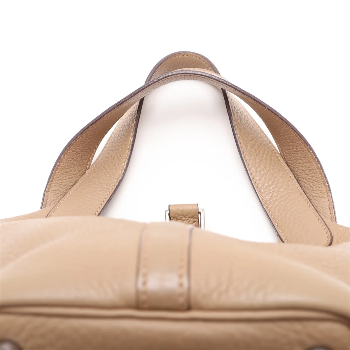 Picotin 18 PM Taurillon Clemence Trench Leather, Silver Hardware K: 2007 — view 6