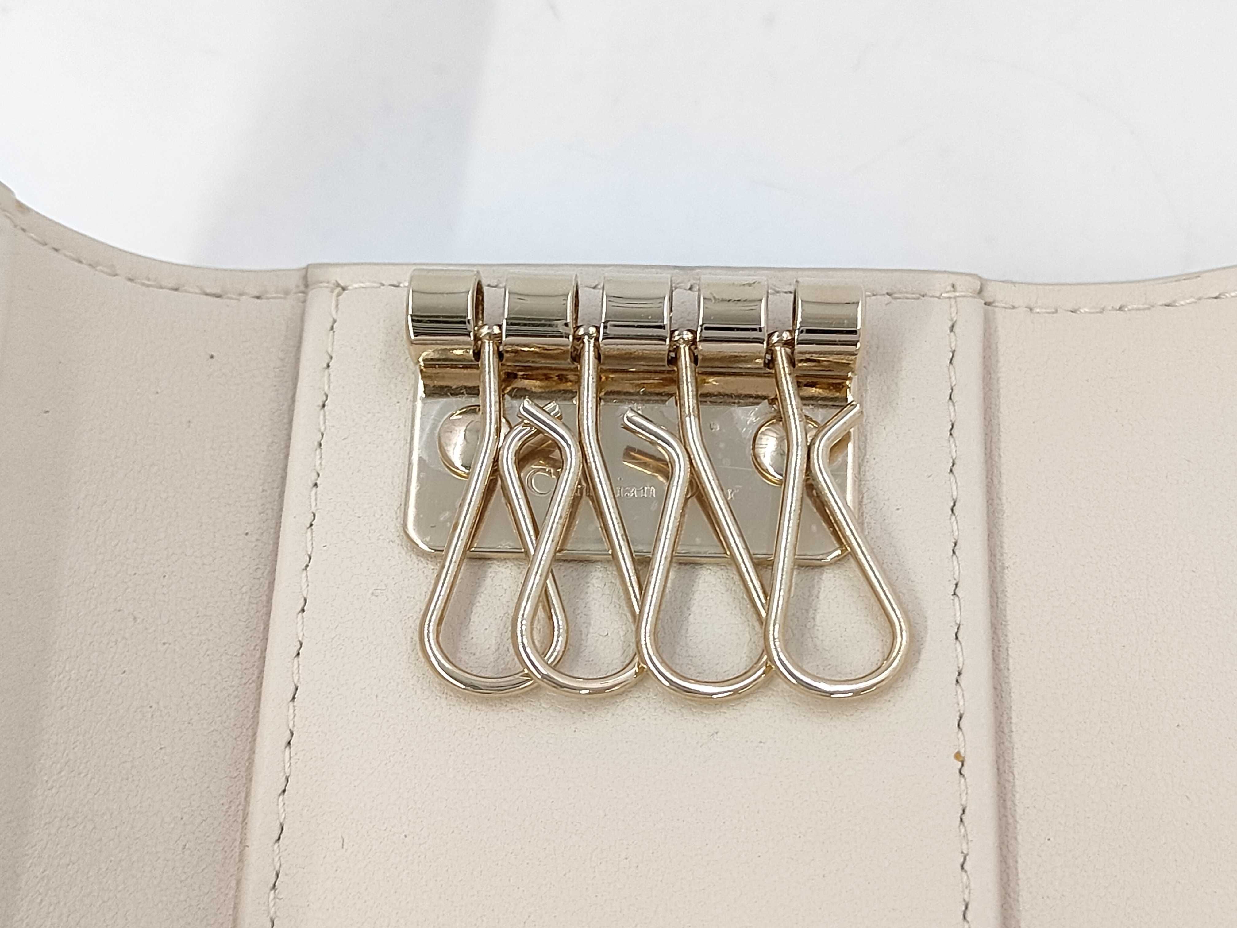 Cannage Key Case Leather Key Case — view 5