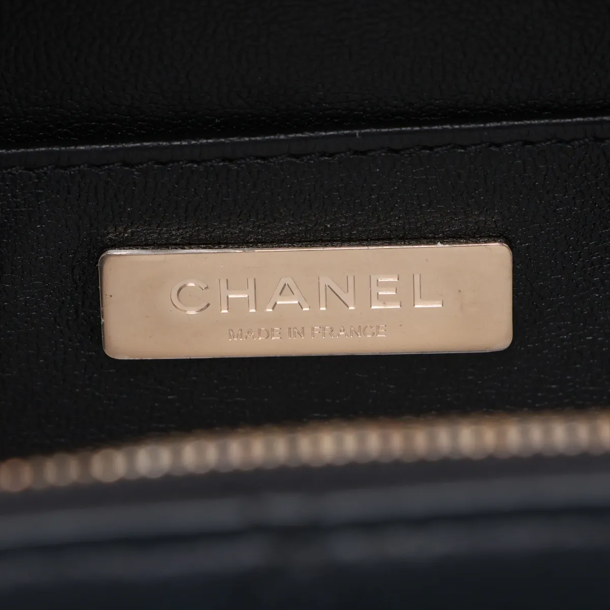 [Individually packaged] Chanel Matelassé Lambskin Chain Shoulder Bag Camera Bag Black Gold Hardware PX7N513A Random Plate AS4817 — view 8