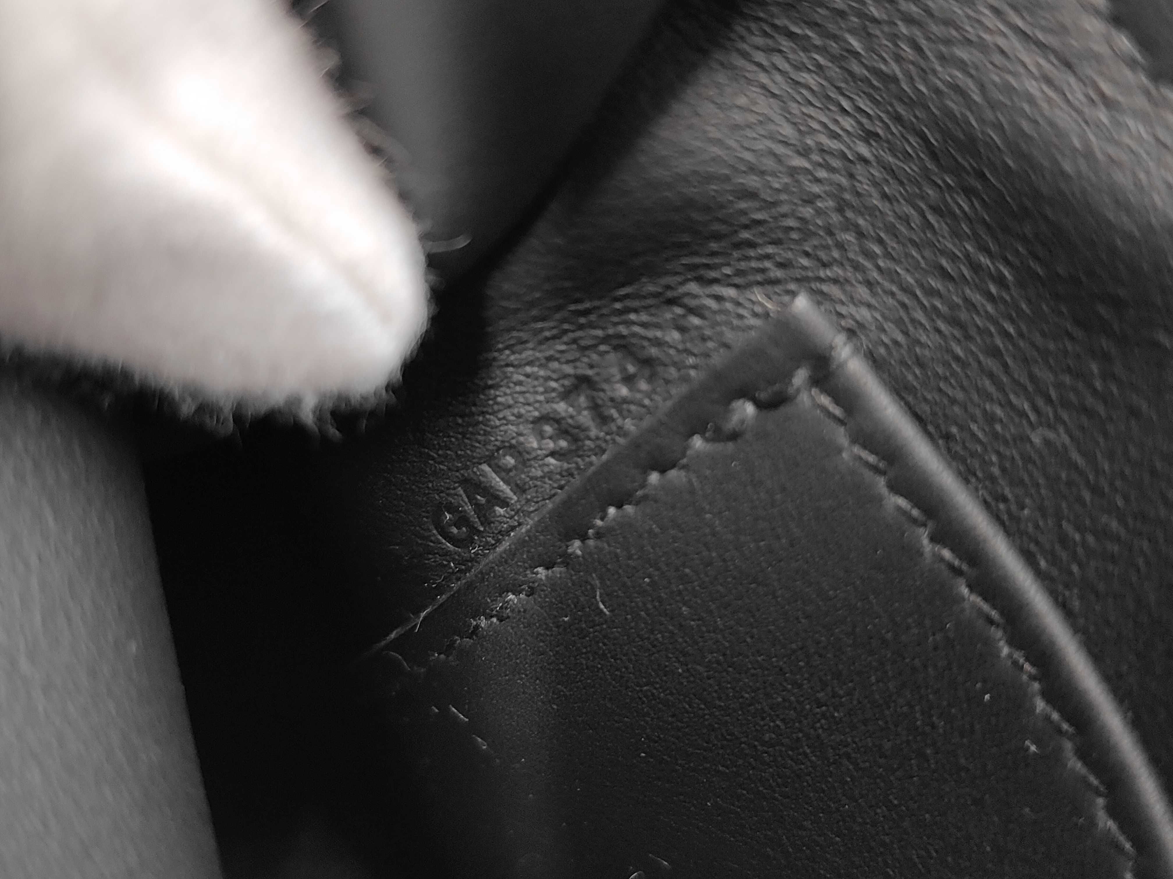 Pochette Kelly, Black Swift Leather, Silver Hardware, G Stamp, Handbag — view 12