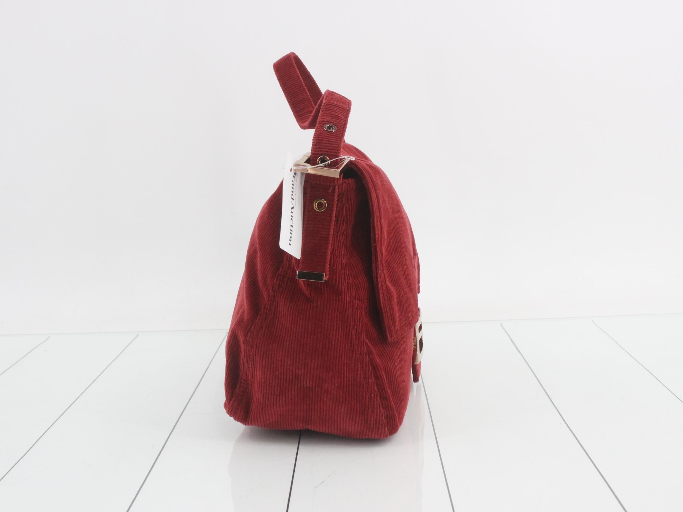 Corduroy handbag, Mamma Baguette brand. — view 4