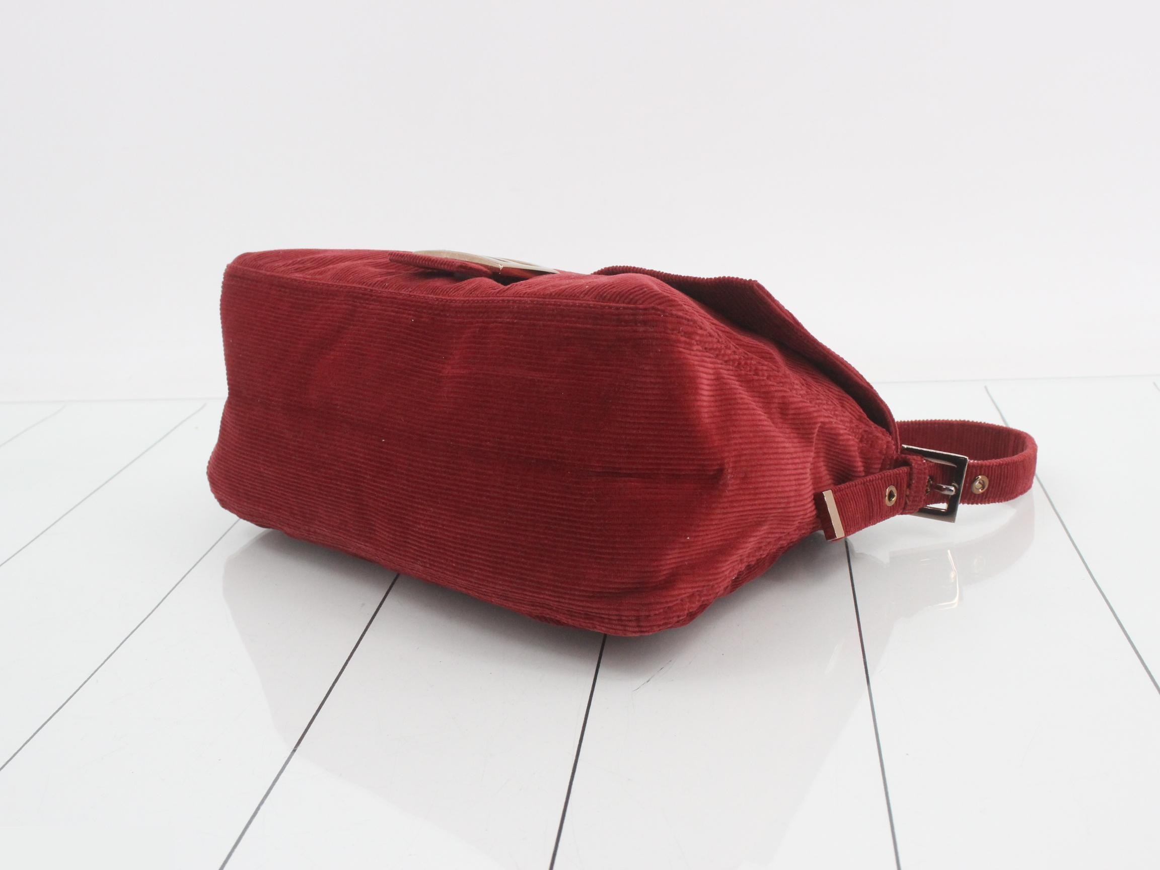Corduroy handbag, Mamma Baguette brand. — view 6