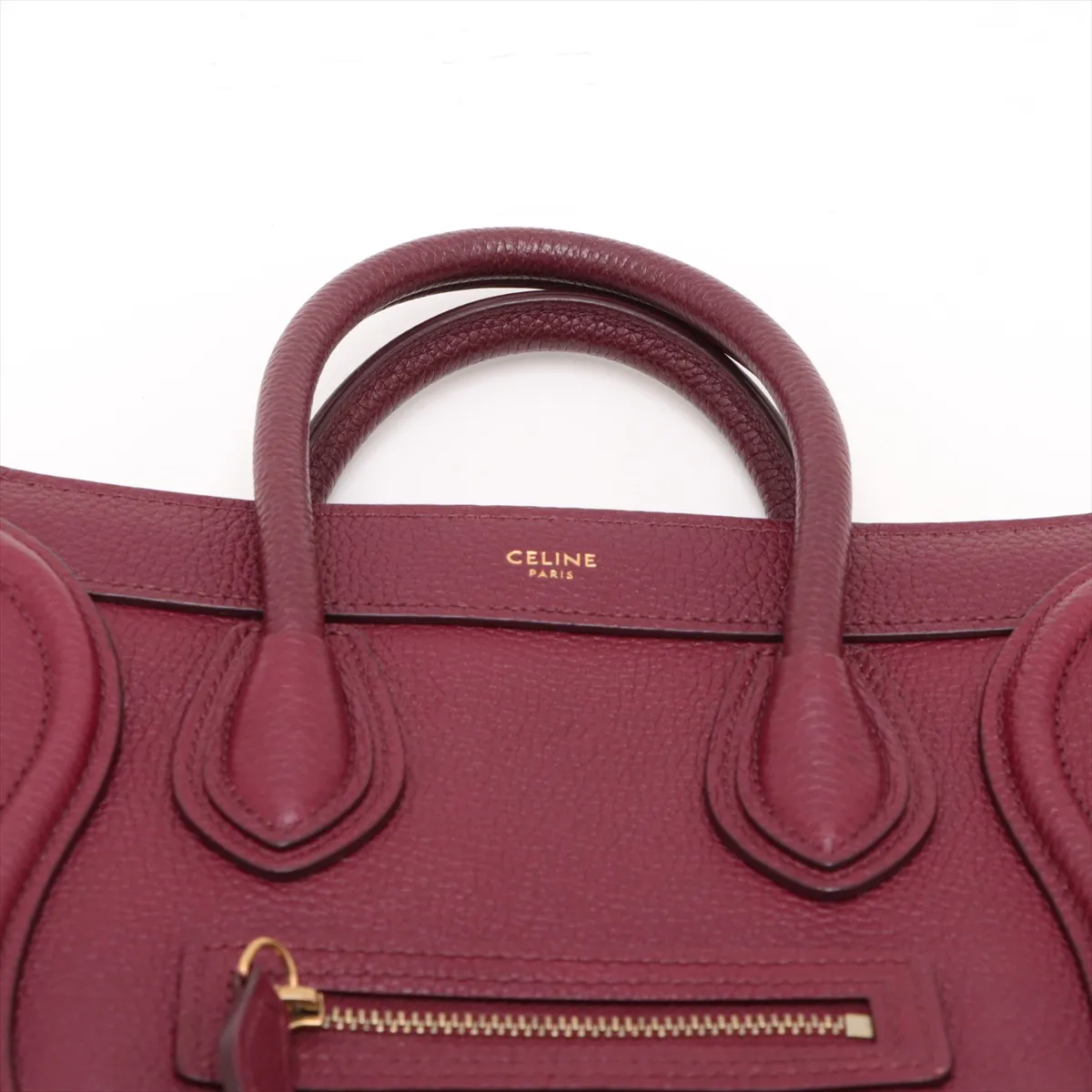 Luggage Nano Shopper Leather 2WAY Handbag Bordeaux — view 6