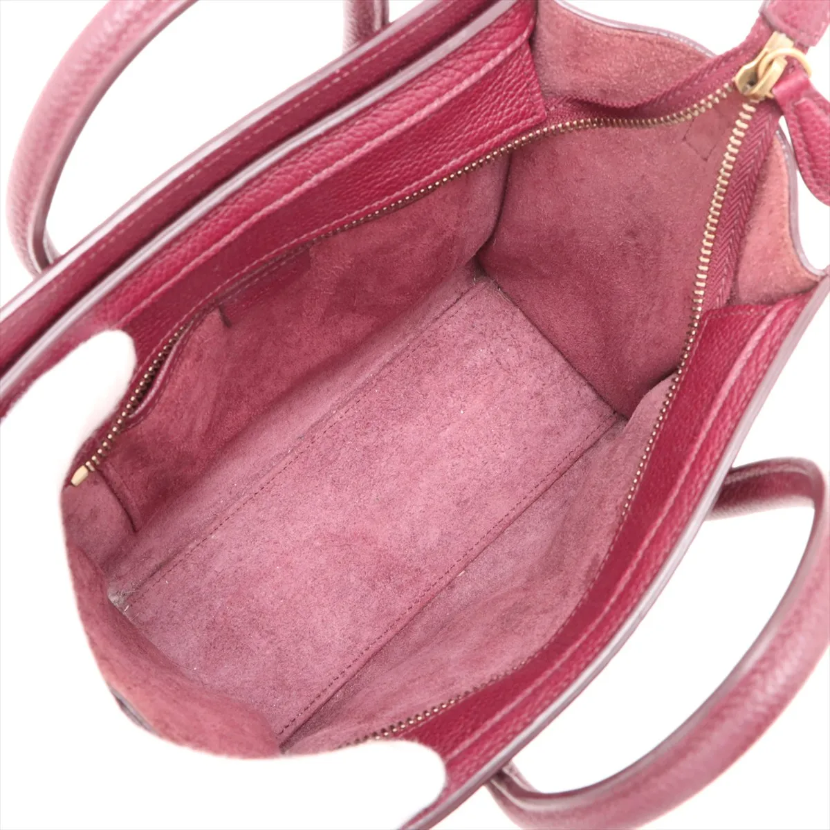 Luggage Nano Shopper Leather 2WAY Handbag Bordeaux — view 8