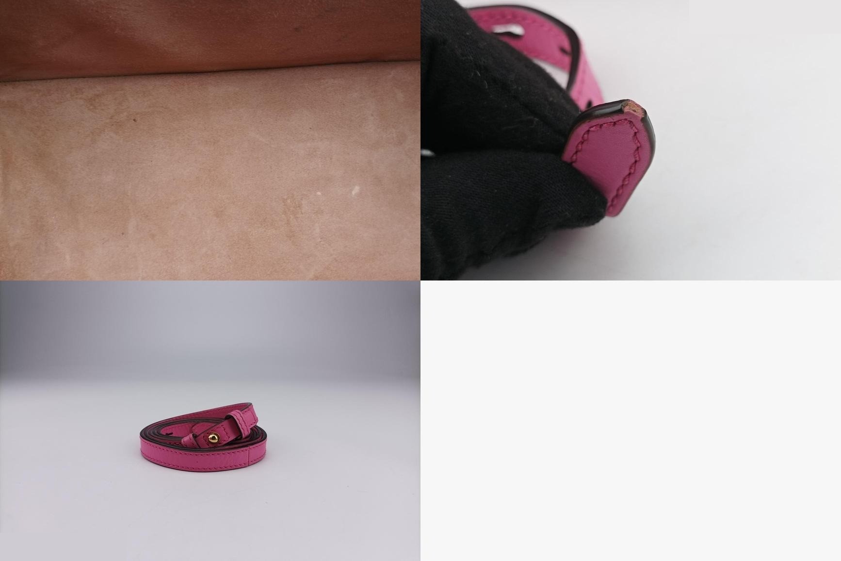 Sylvie Leather Rose Red — view 11