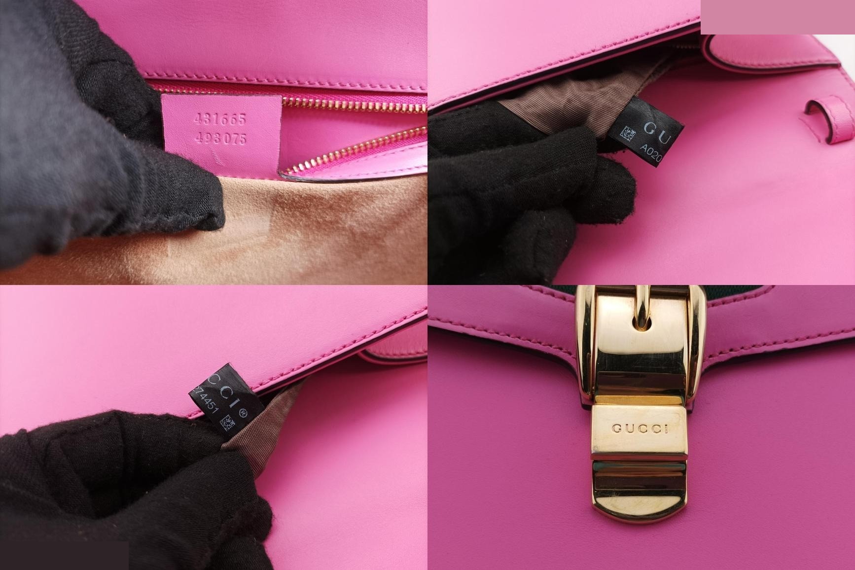 Sylvie Leather Rose Red — view 8