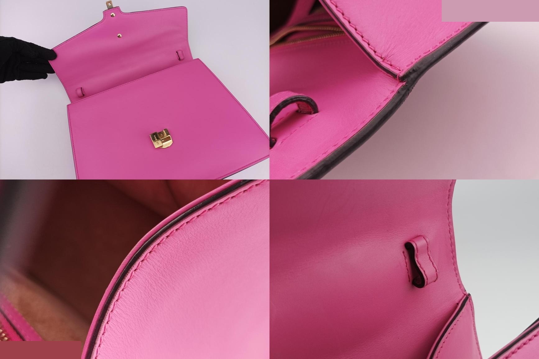 Sylvie Leather Rose Red — view 9