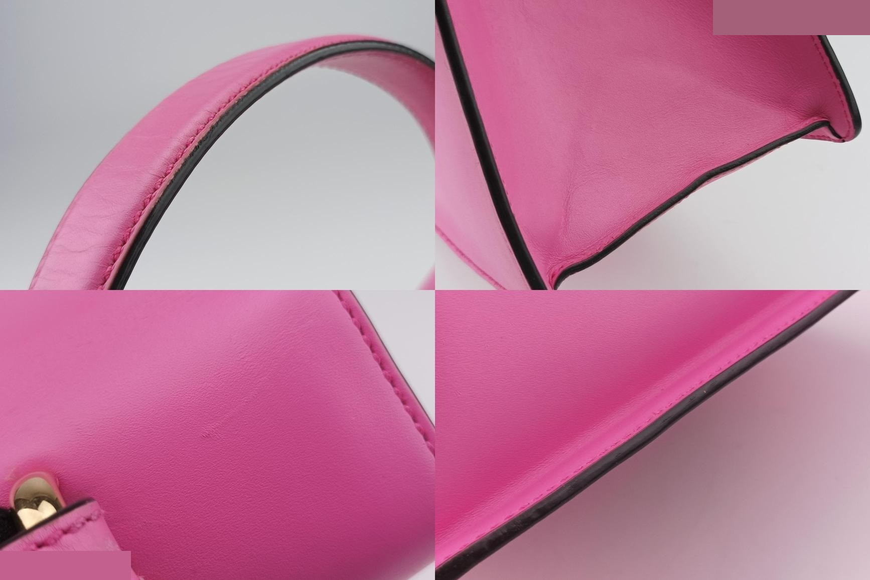 Sylvie Leather Rose Red — view 10