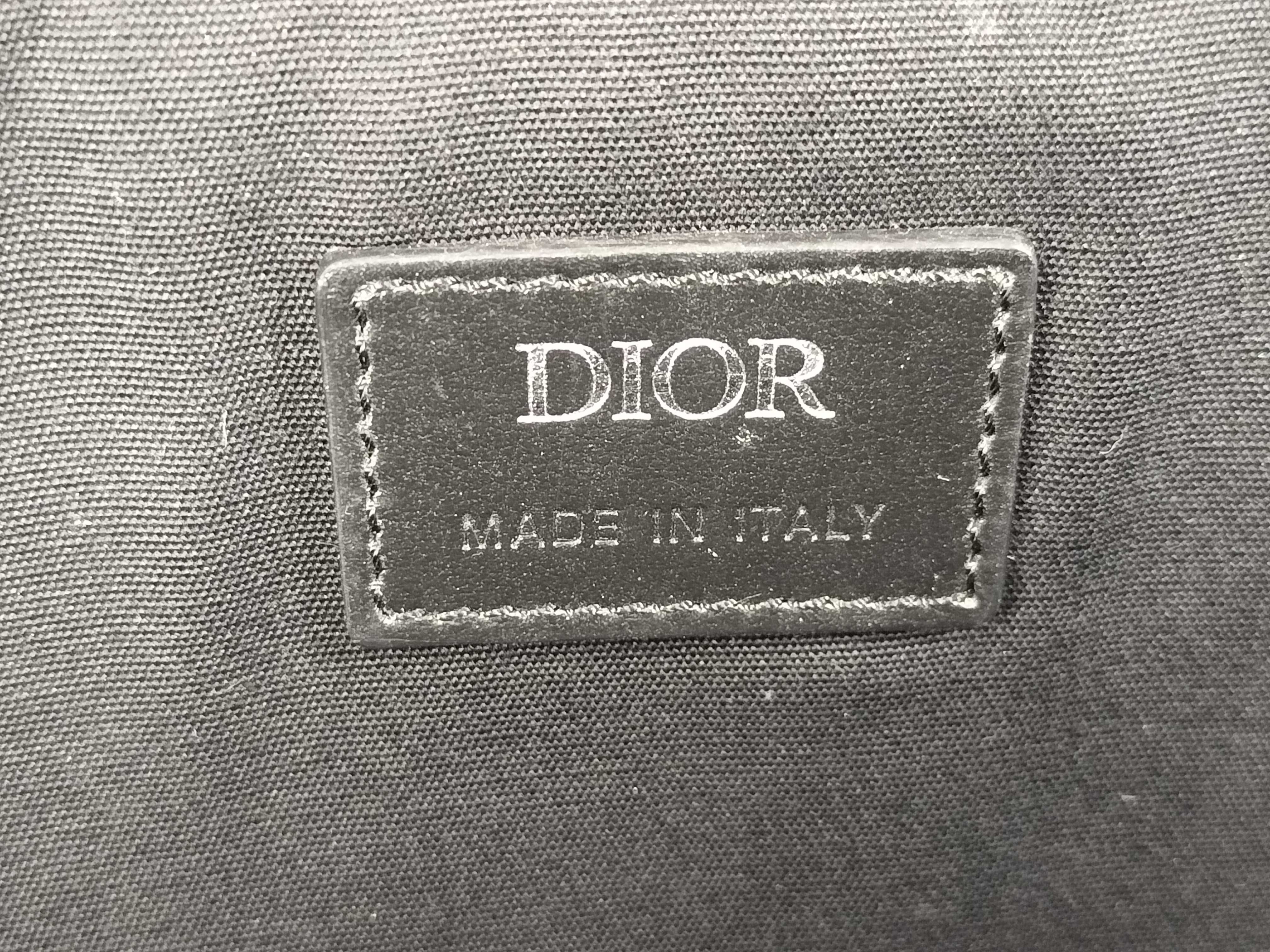 Trotter Christian Dior Safari Oblique Shoulder Bag Black Shoulder Bag — view 11