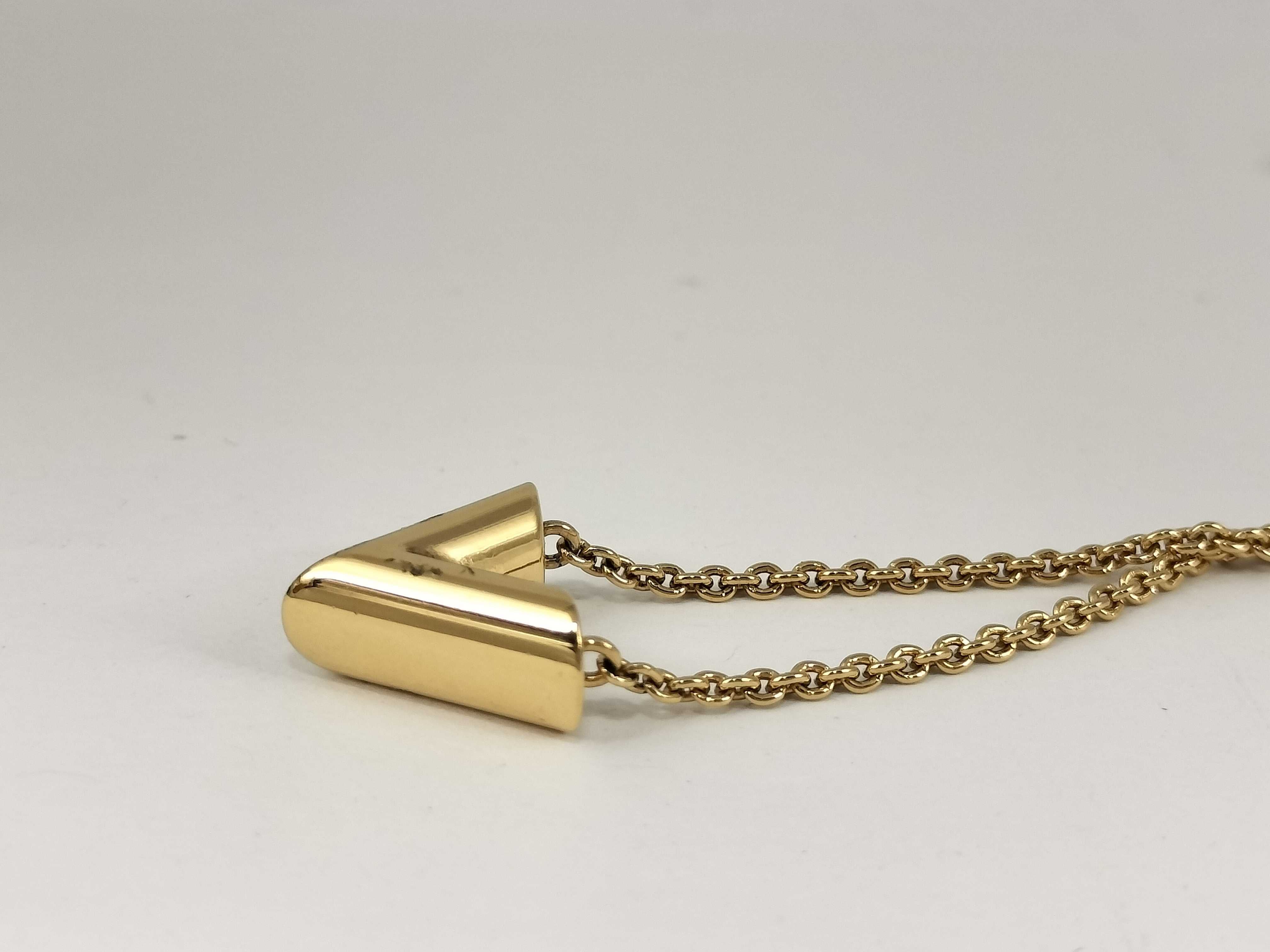 Essential V Gold Necklace — view 3