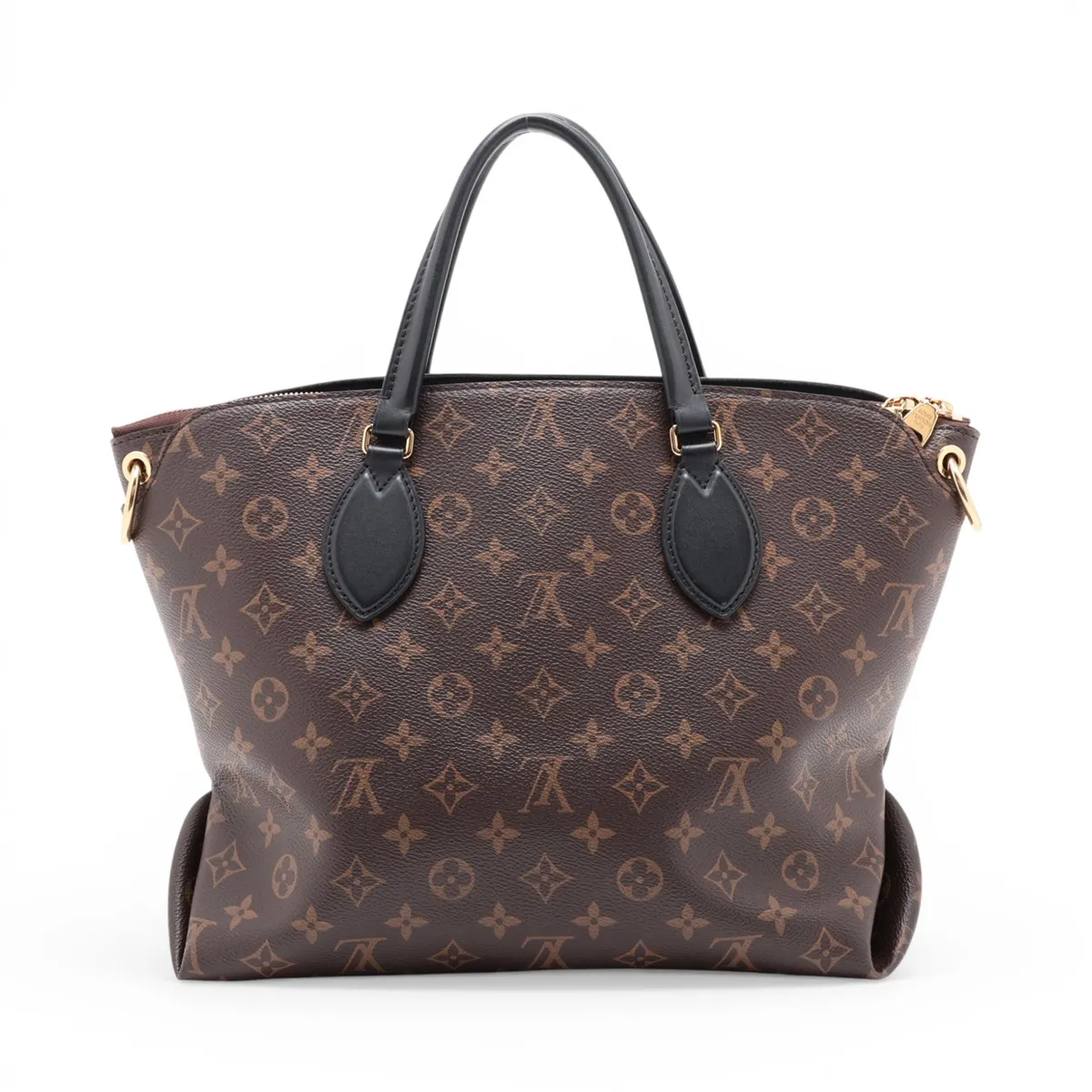 Monogram Flower Zipped Tote MM M44347 TJ0159 Brown (RFID detected) — view 2