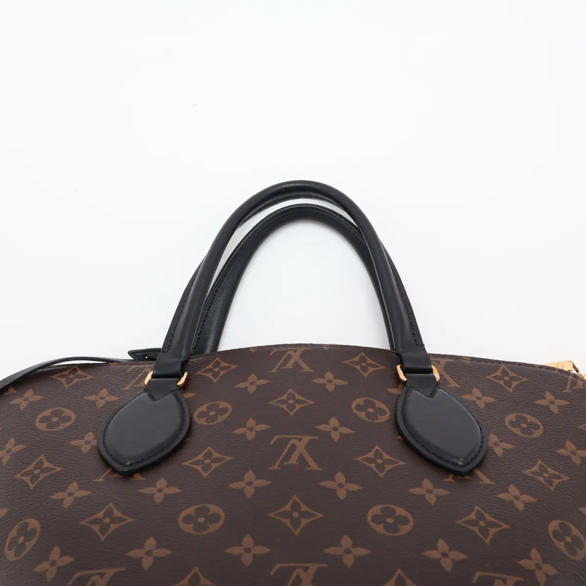 Monogram Flower Zipped Tote MM M44347 TJ0159 Brown (RFID detected) — view 6