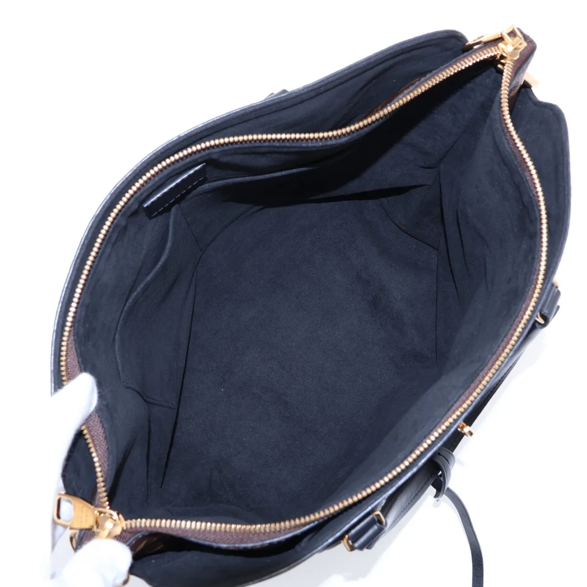 Monogram Flower Zipped Tote MM M44347 TJ0159 Brown (RFID detected) — view 8