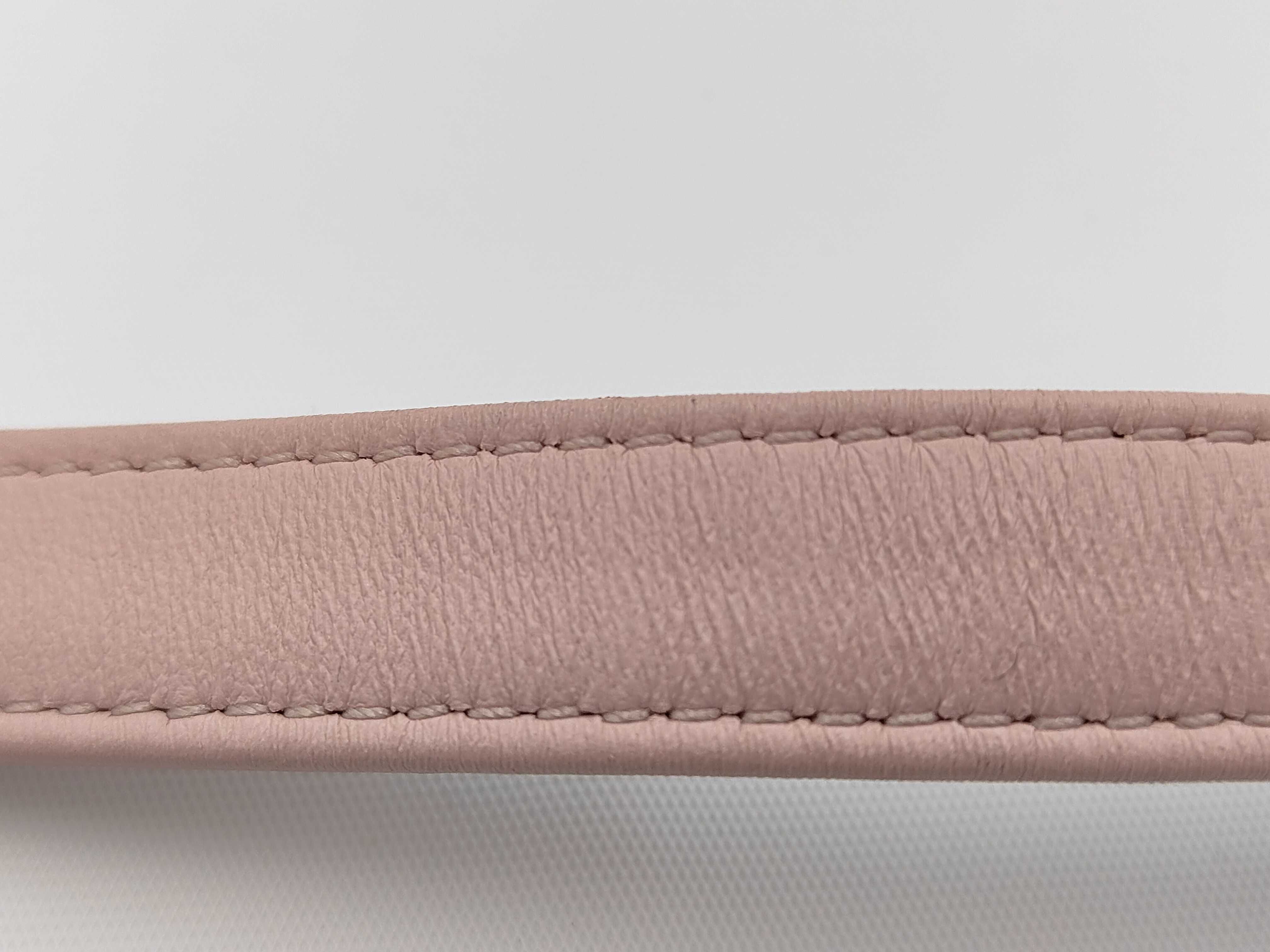 Mini Matelassé Lambskin Pink Chain Shoulder Bag — view 4