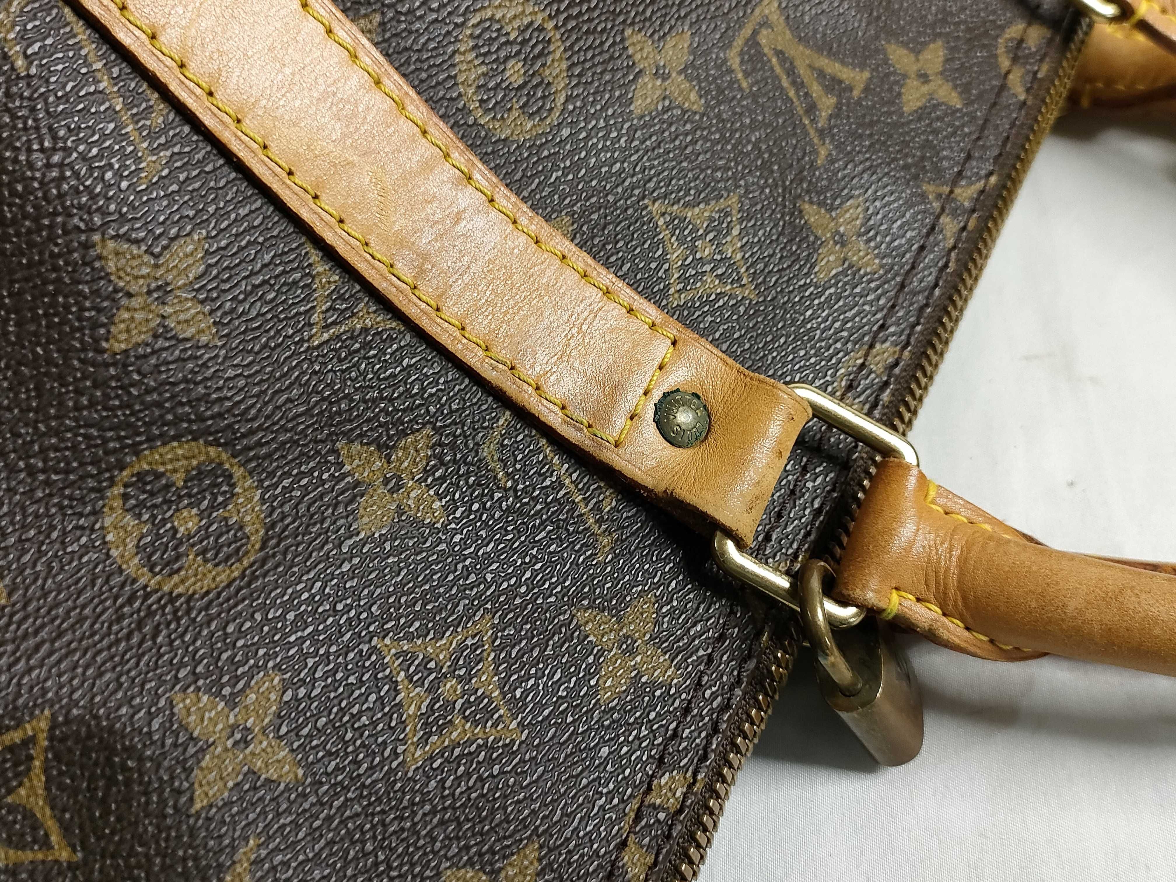 Monogram Keepall Bandoulière 55 M41414 Brown TH09196 Boston Bag — view 5