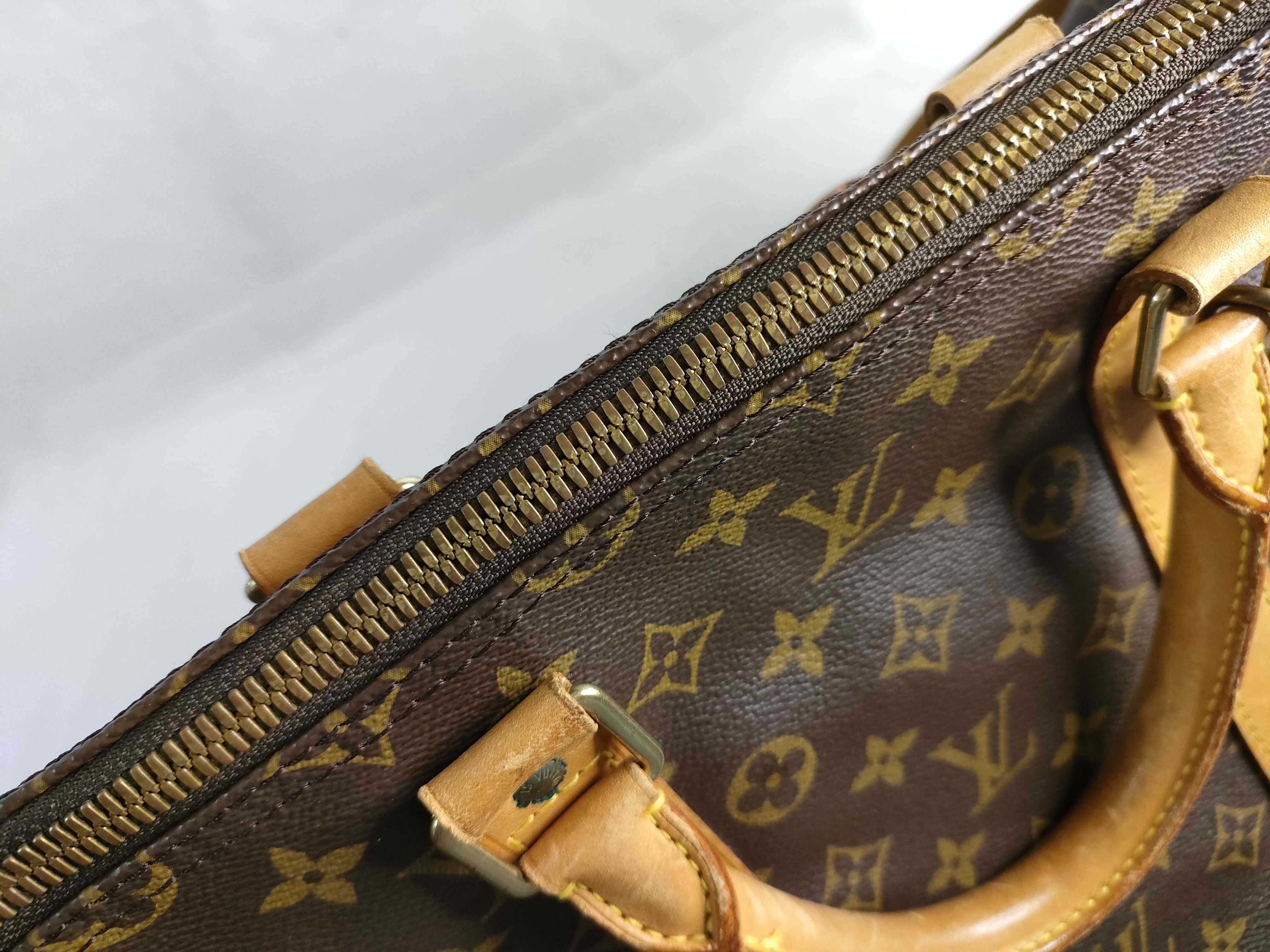 Monogram Keepall Bandoulière 55 M41414 Brown TH09196 Boston Bag — view 9