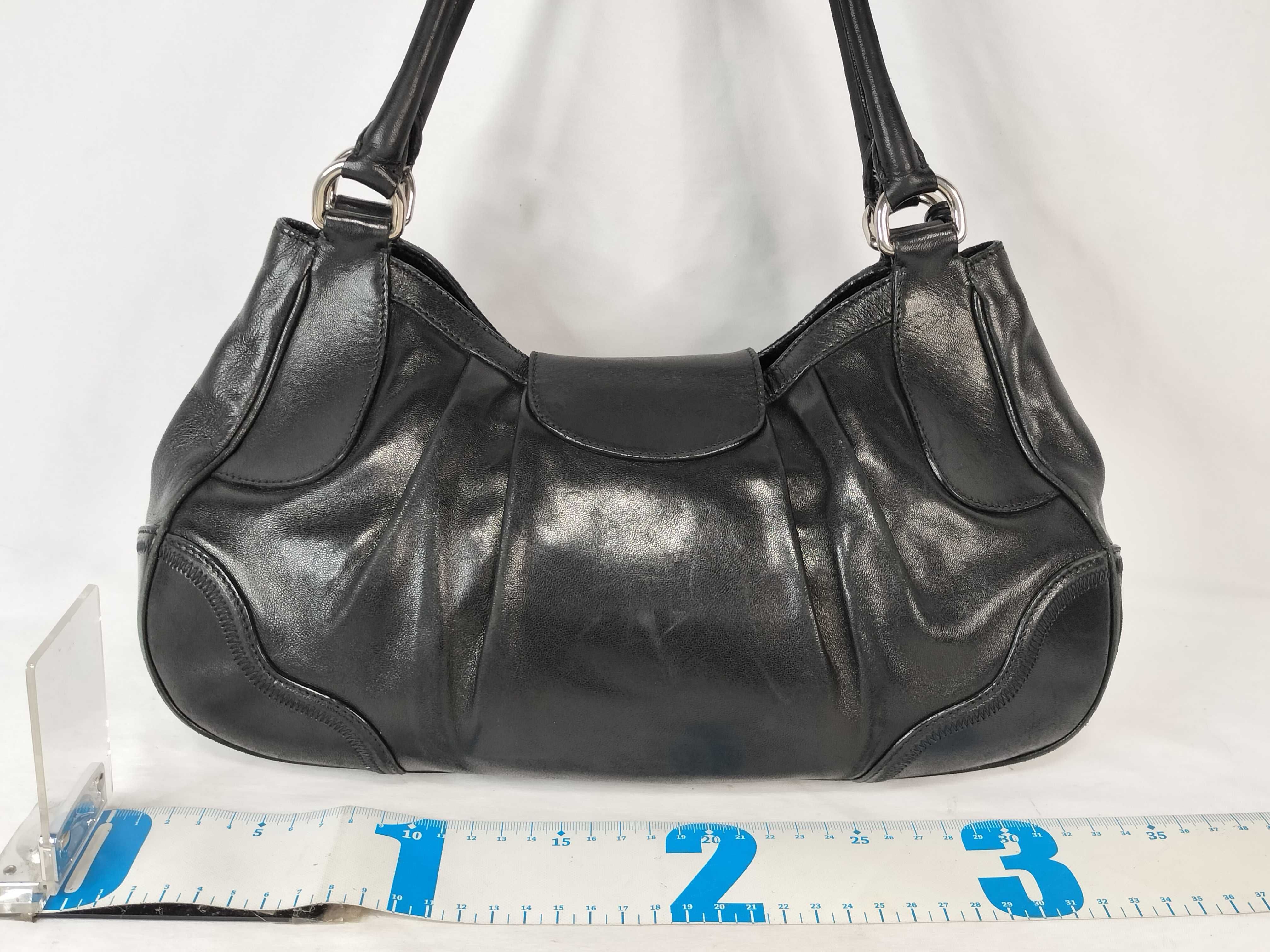BR3593 Nappa Leather NERO Clochette Key Black Handbag with Guarantee Card — view 2