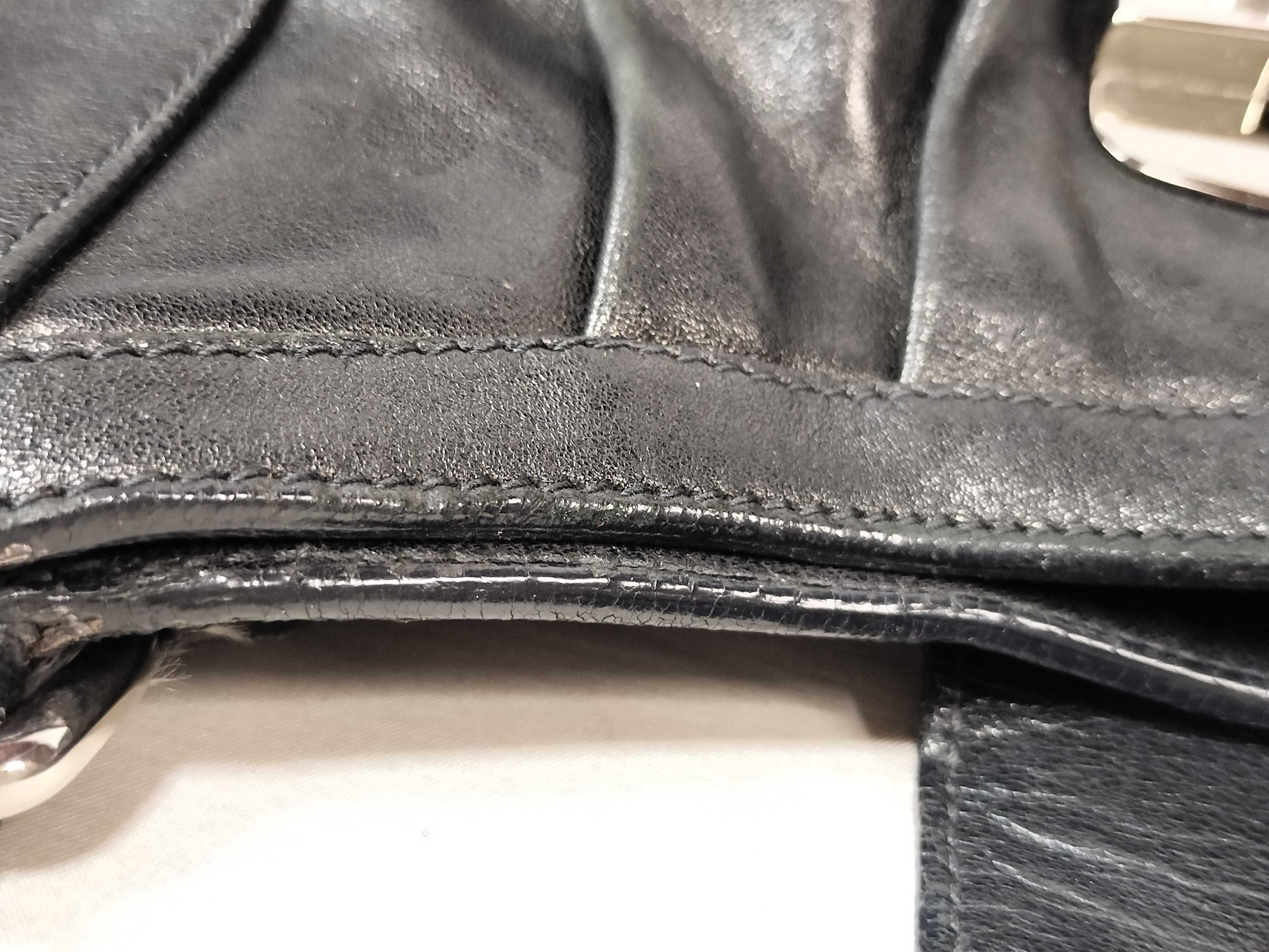BR3593 Nappa Leather NERO Clochette Key Black Handbag with Guarantee Card — view 14
