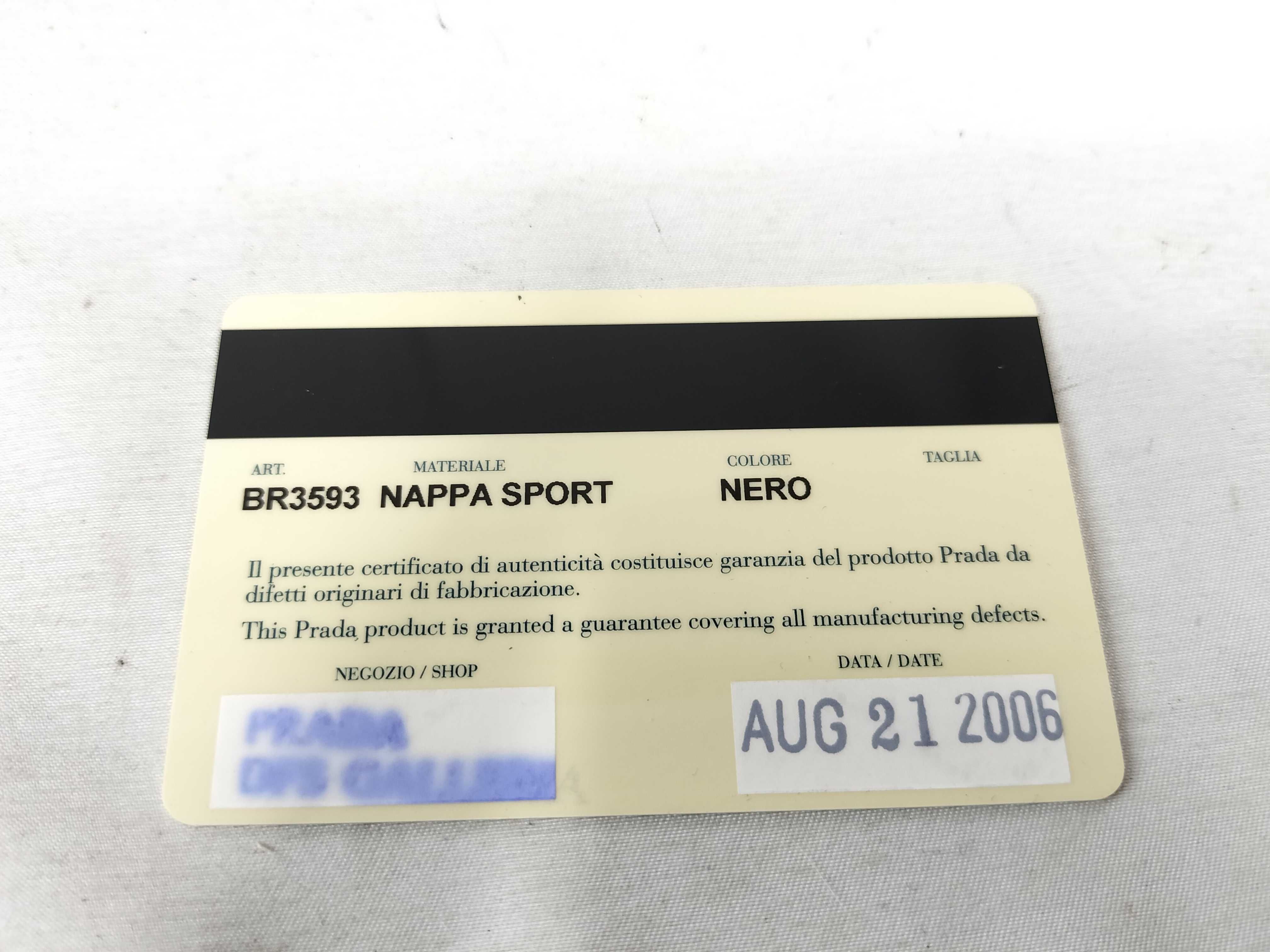 BR3593 Nappa Leather NERO Clochette Key Black Handbag with Guarantee Card — view 15