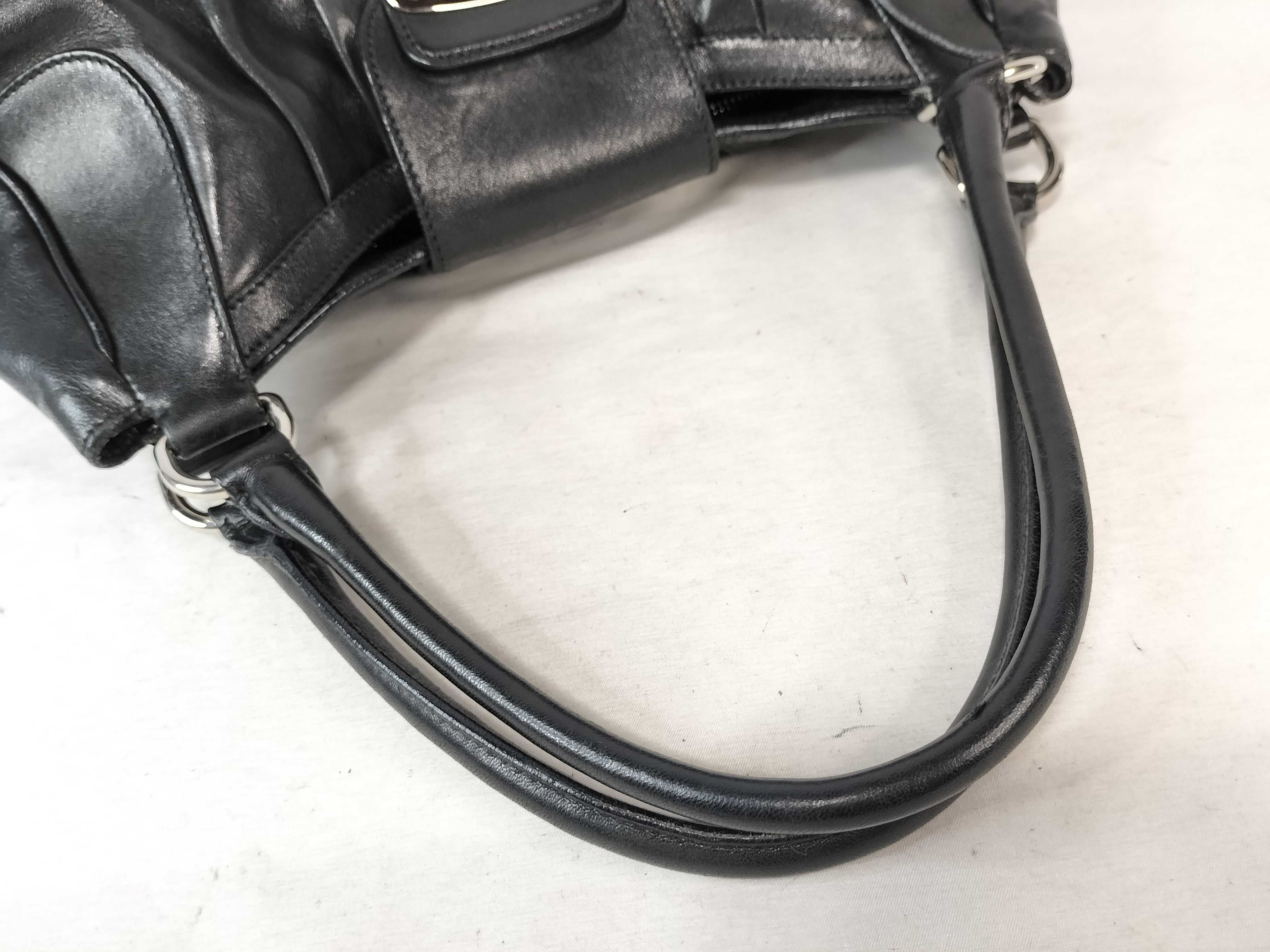 BR3593 Nappa Leather NERO Clochette Key Black Handbag with Guarantee Card — view 3