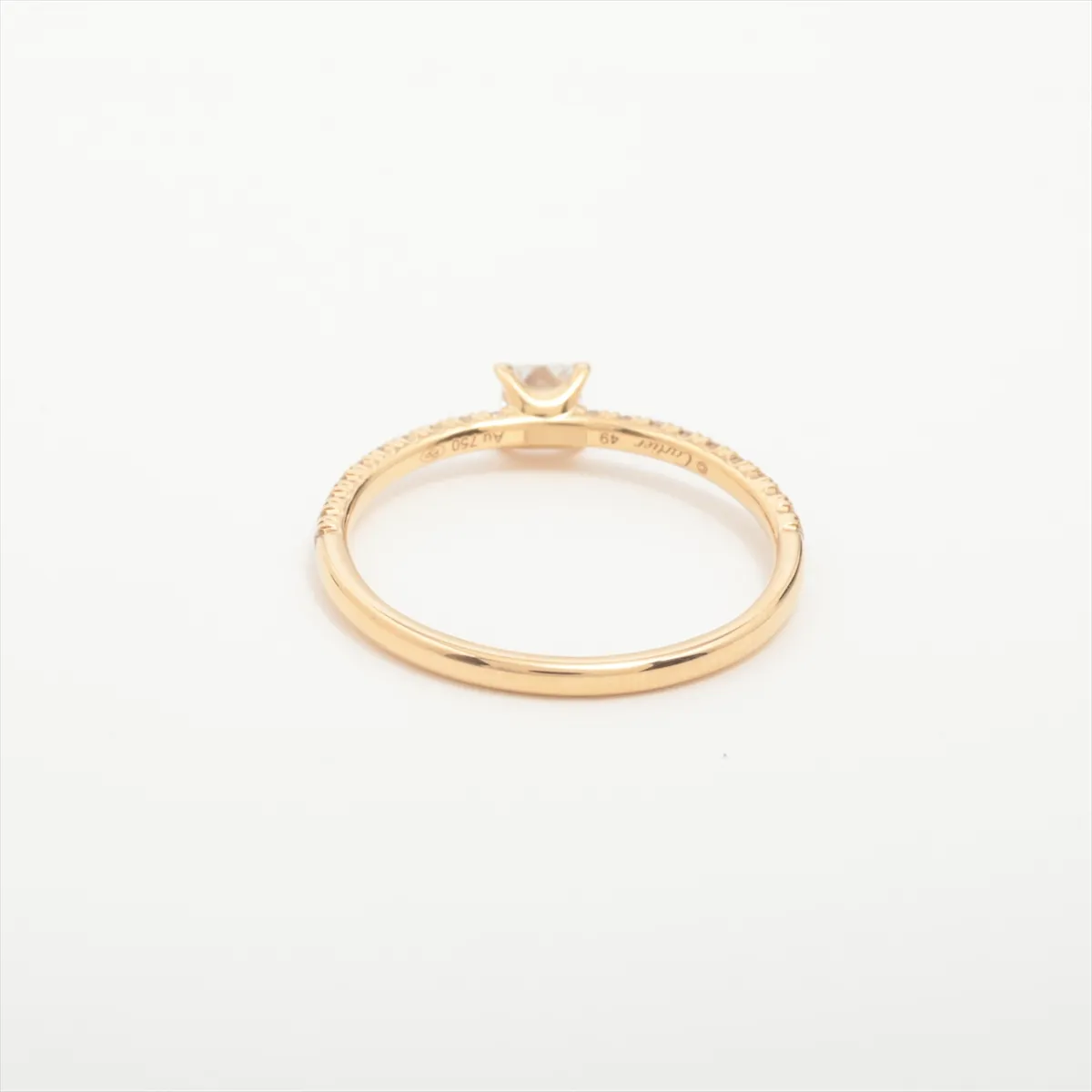 Etincelle de Cartier Half Eternity Diamond Ring, 750 (Yellow Gold), 1.2g, Size 49, KIU718 — view 2