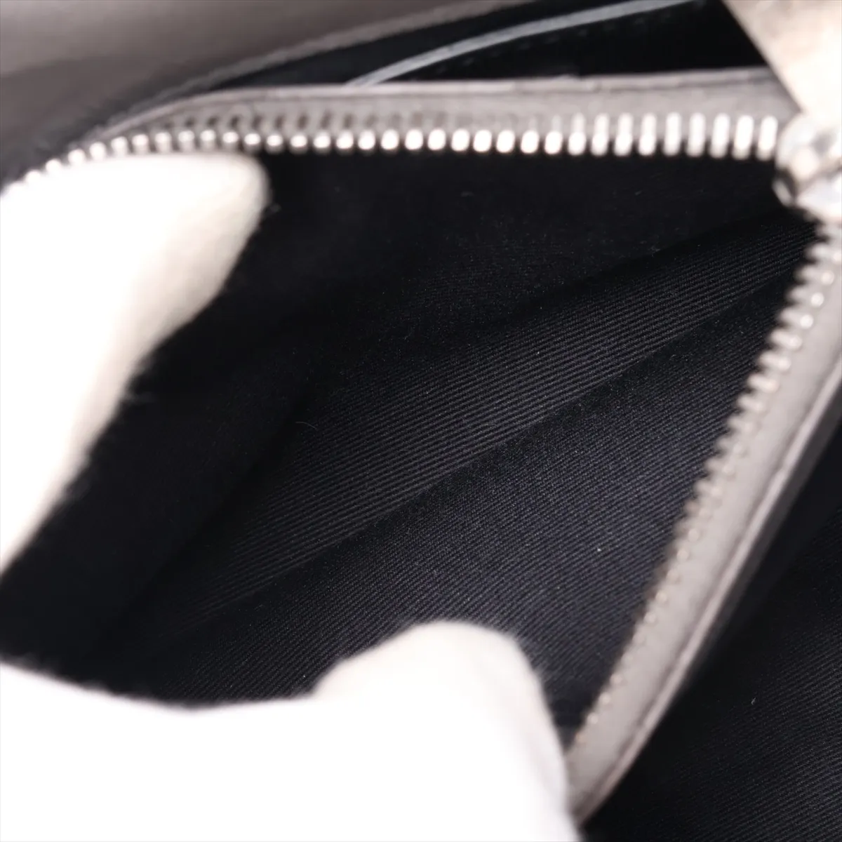 College Leather 2-Way Handbag, Gray, 428056 — view 10