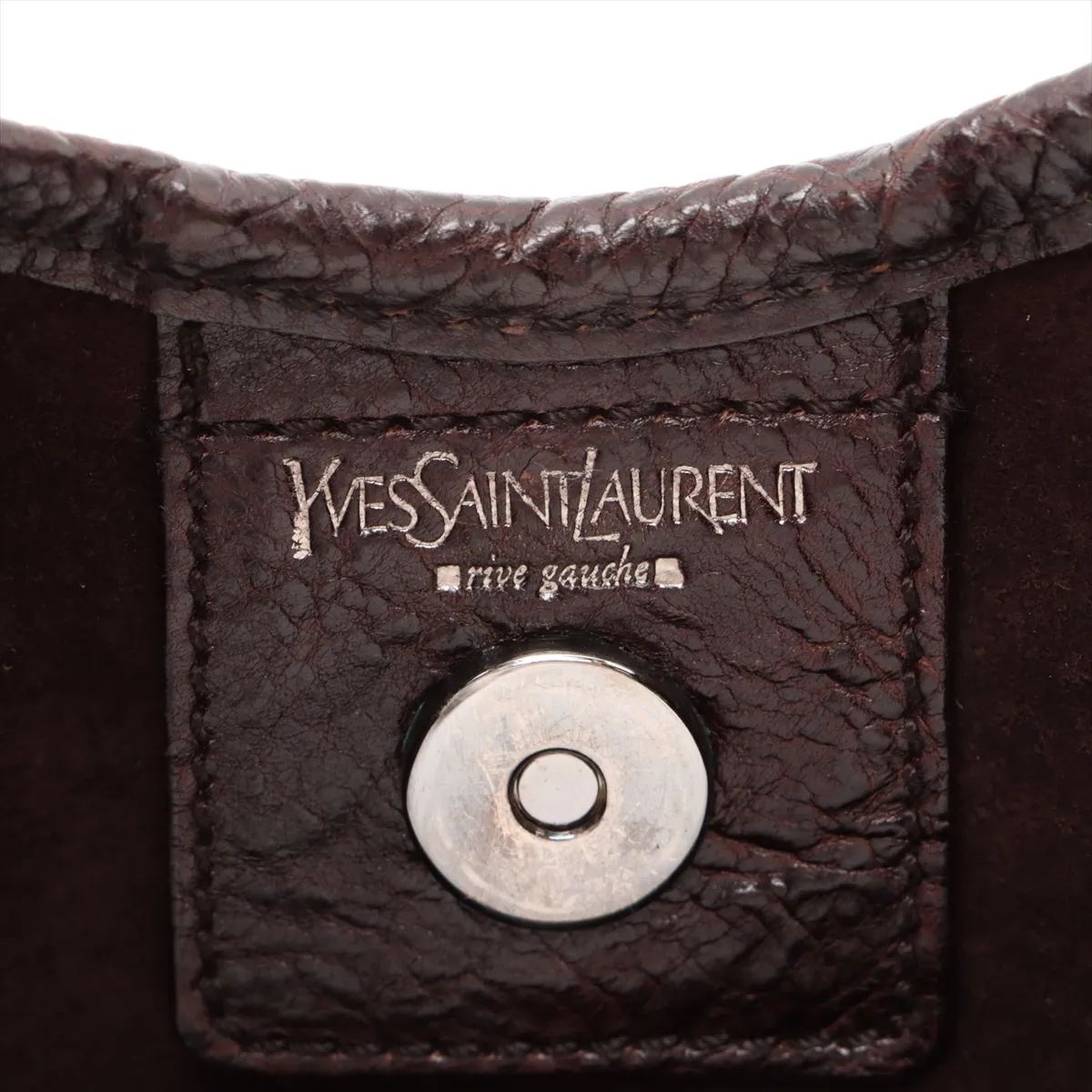 Mombasa Leather Handbag, Brown, 104938 — view 9