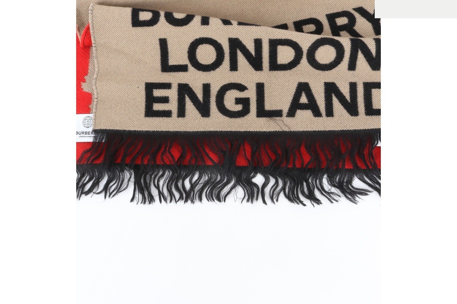Love and Logo Wool Silk Jacquard Scarf/Muffler — view 6