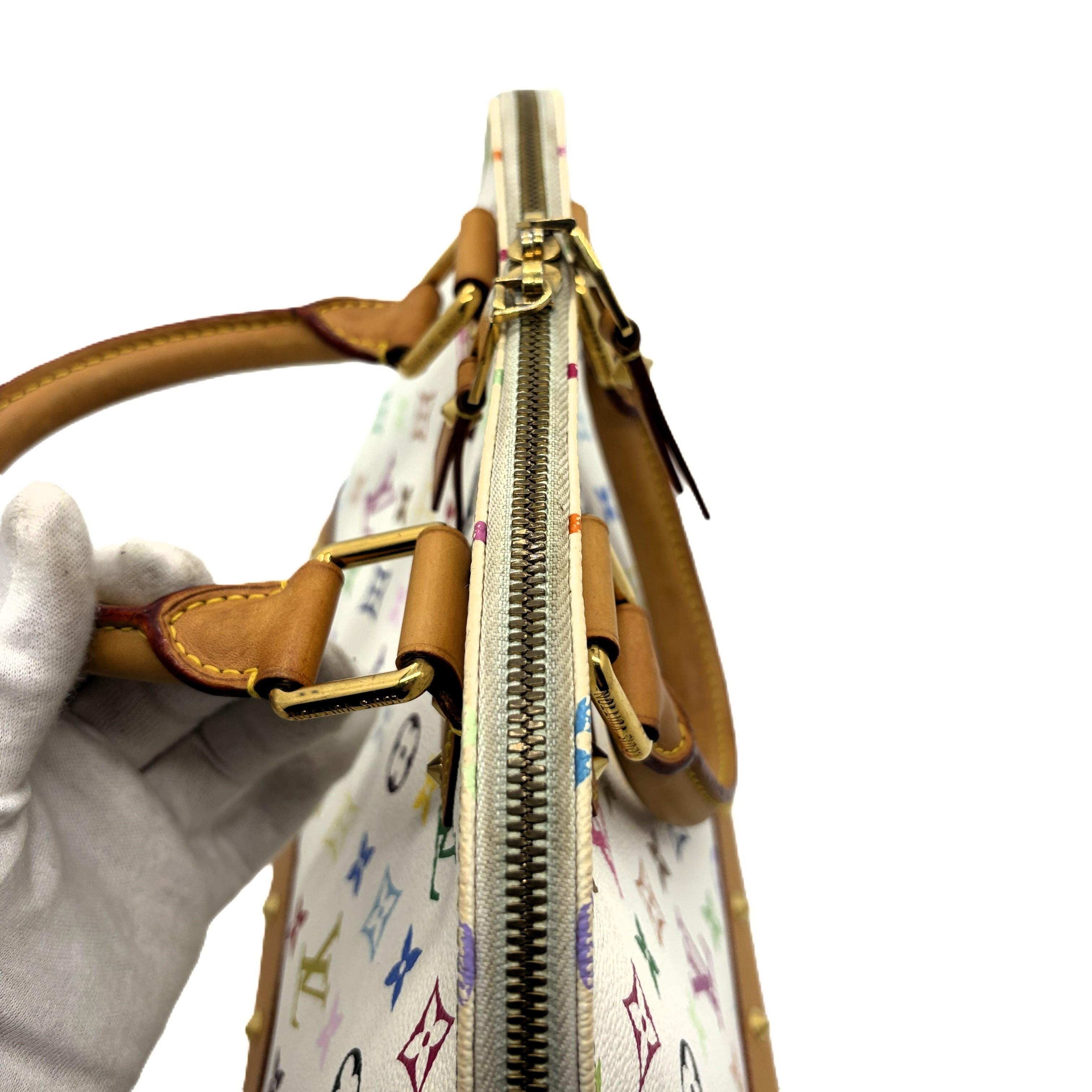 Alma M40443 Blanc Monogram Multicolor Women's Handbag — view 12