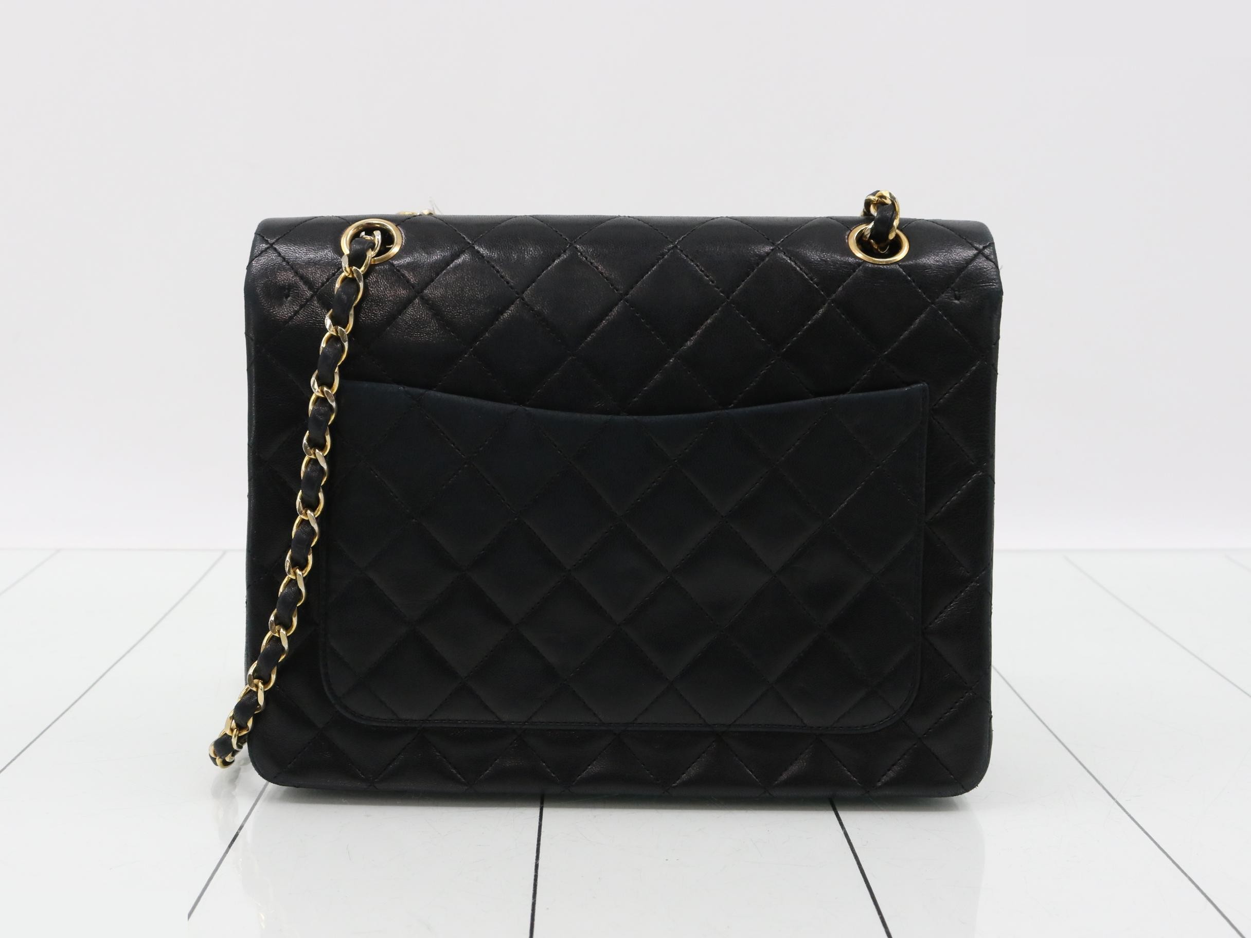 Lambskin Chain Shoulder Bag — view 2